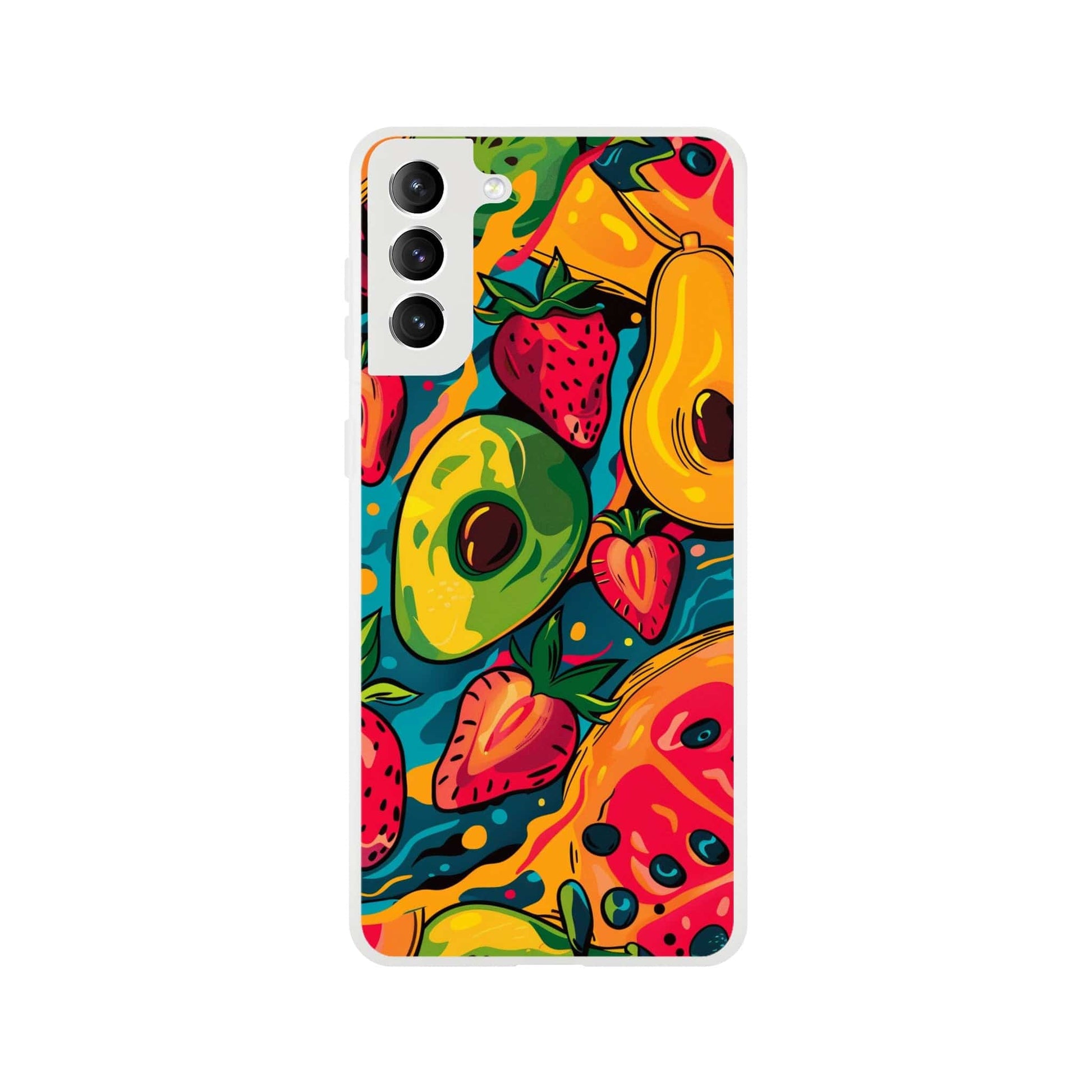 TrendyGuard Print Material Flexi case / Samsung - Galaxy S21 Plus Fruit Monster iPhone & Samsung Cases