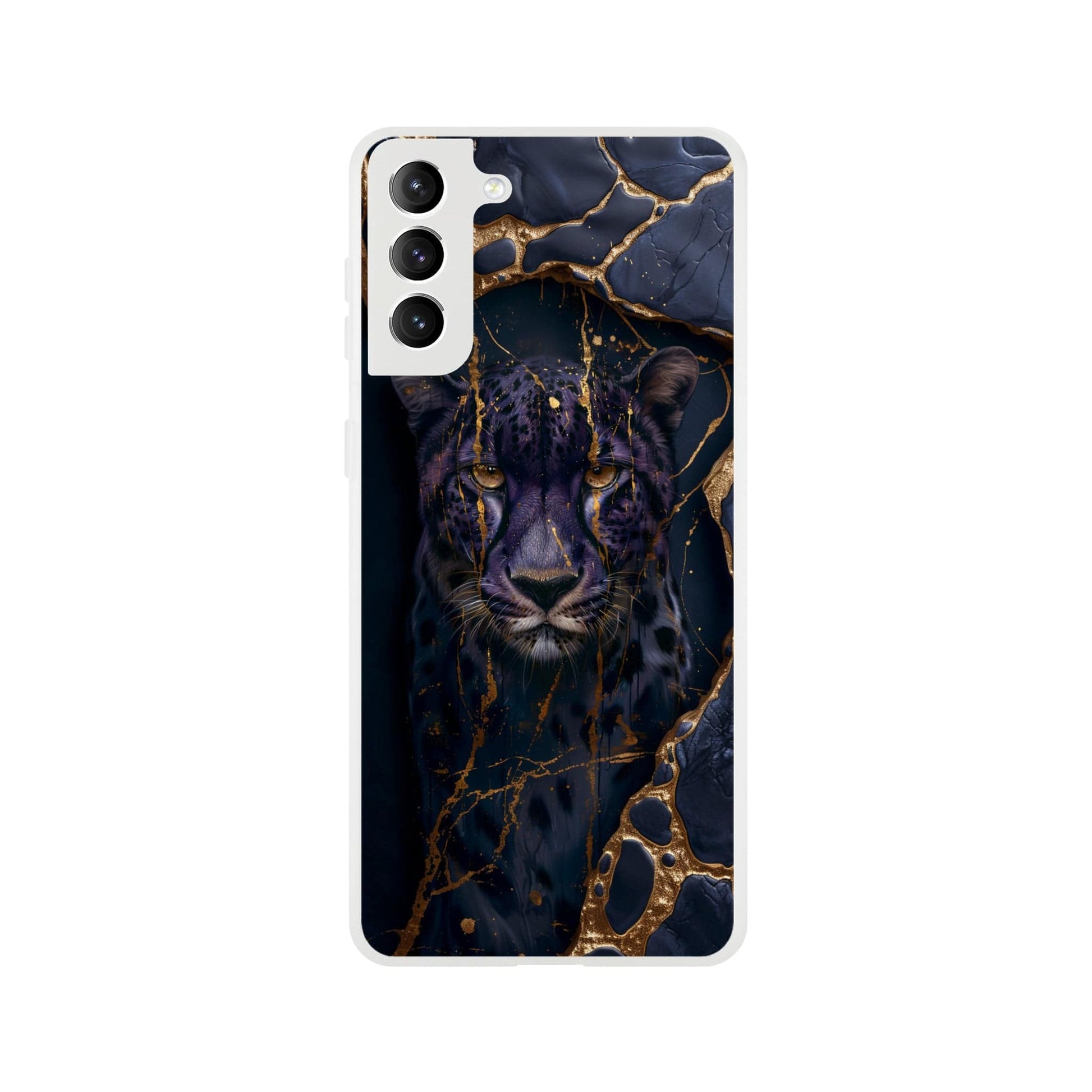 TrendyGuard Print Material Flexi case / Samsung - Galaxy S21 Plus Purple Cheetah iPhone & Samsung Cases