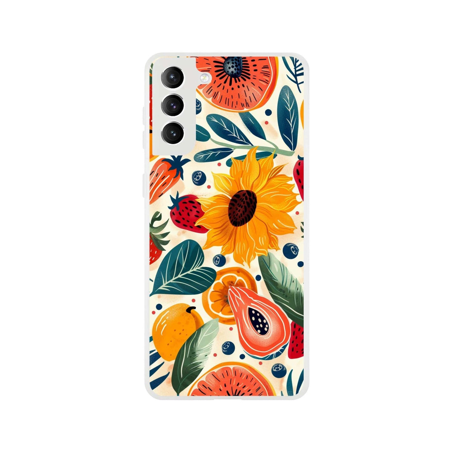 TrendyGuard Print Material Flexi case / Samsung - Galaxy S21 Plus Sunflower Fruit iPhone & Samsung Cases