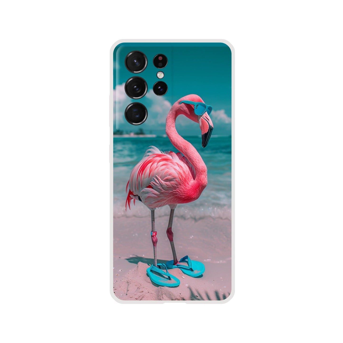 TrendyGuard Print Material Flexi case / Samsung - Galaxy S21 Ultra Aruba Flamingo iPhone & Samsung Cases