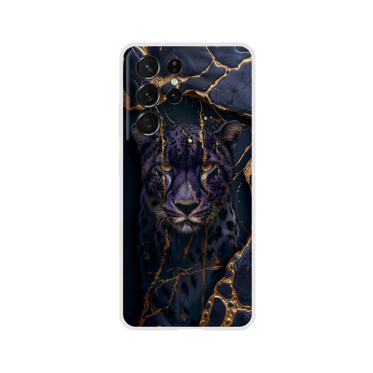 TrendyGuard Print Material Flexi case / Samsung - Galaxy S21 Ultra Purple Cheetah iPhone & Samsung Cases
