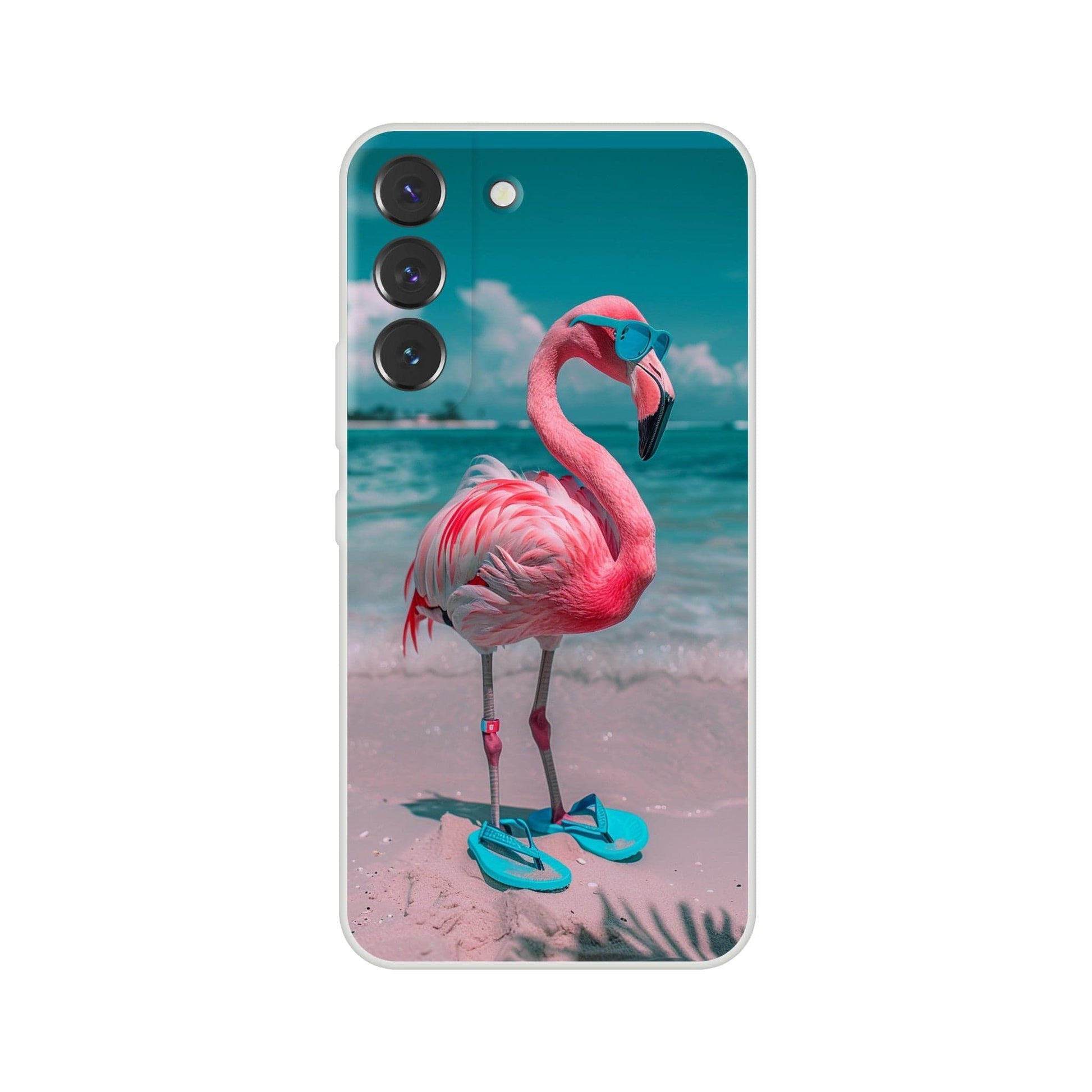 TrendyGuard Print Material Flexi case / Samsung - Galaxy S22 Aruba Flamingo iPhone & Samsung Cases