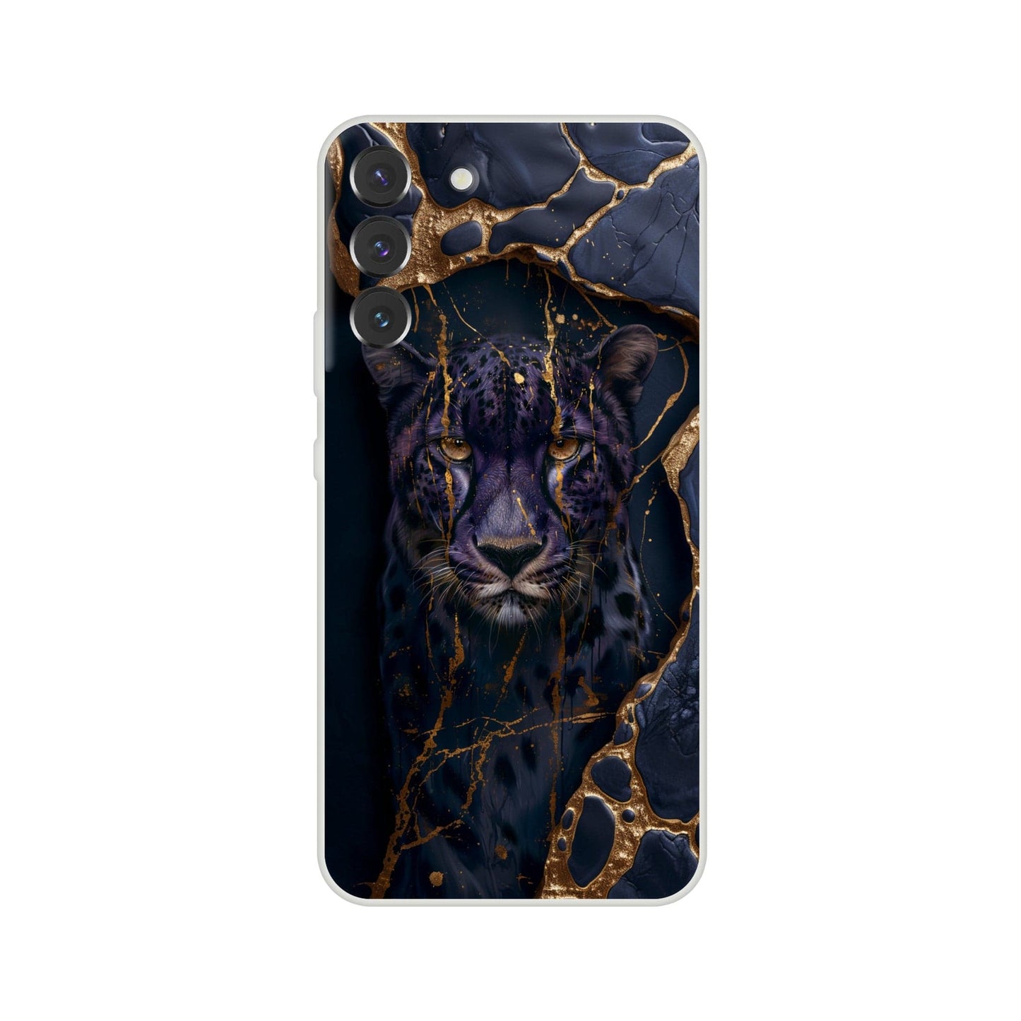 TrendyGuard Print Material Flexi case / Samsung - Galaxy S22 Plus Purple Cheetah iPhone & Samsung Cases