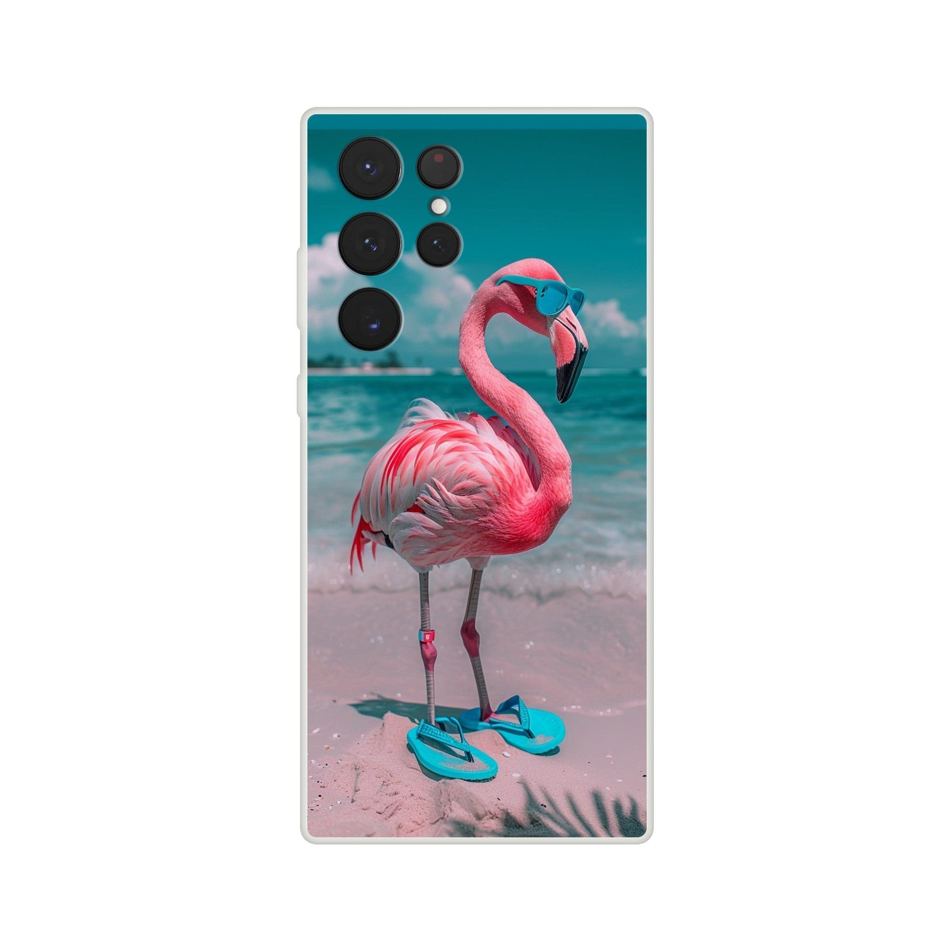 TrendyGuard Print Material Flexi case / Samsung - Galaxy S22 Ultra Aruba Flamingo iPhone & Samsung Cases