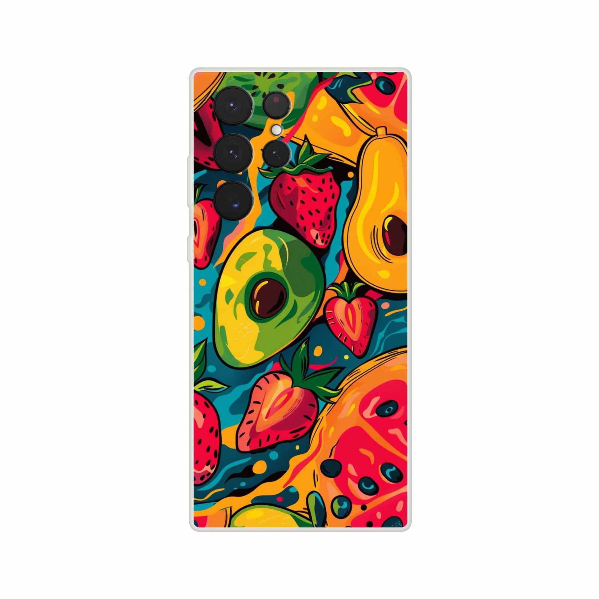 TrendyGuard Print Material Flexi case / Samsung - Galaxy S22 Ultra Fruit Monster iPhone & Samsung Cases