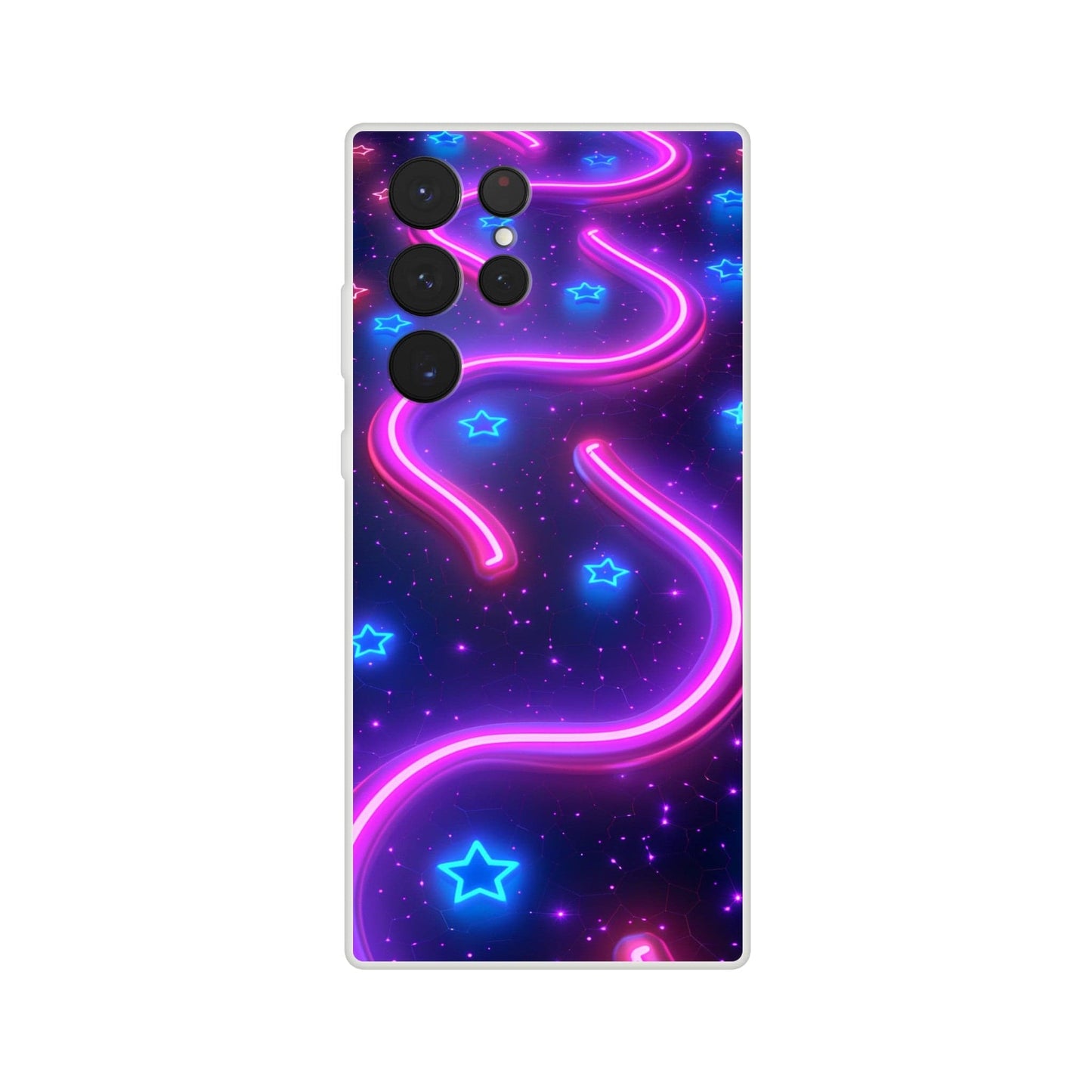 TrendyGuard Print Material Flexi case / Samsung - Galaxy S22 Ultra Neon Pathways iPhone & Samsung Cases