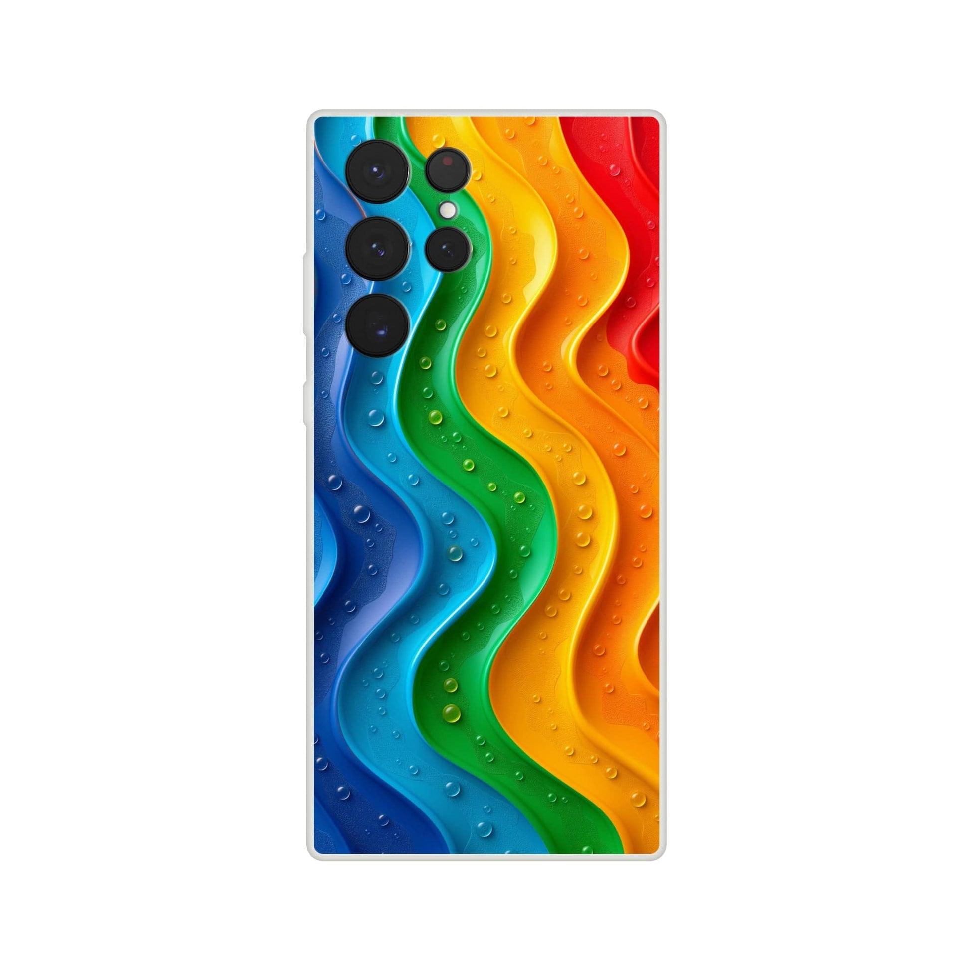 TrendyGuard Print Material Flexi case / Samsung - Galaxy S22 Ultra Wet Rainbow iPhone & Samsung Cases