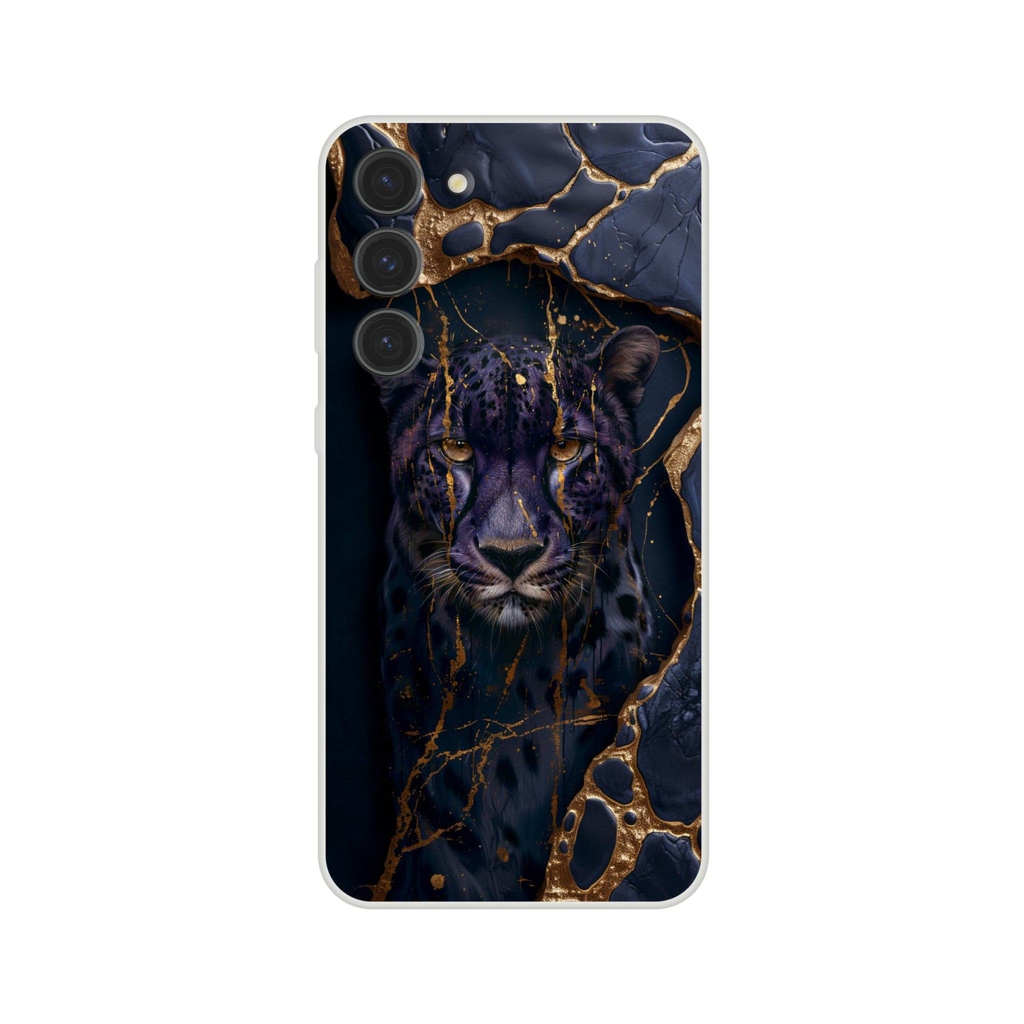 TrendyGuard Print Material Flexi case / Samsung - Galaxy S23 Plus Purple Cheetah iPhone & Samsung Cases