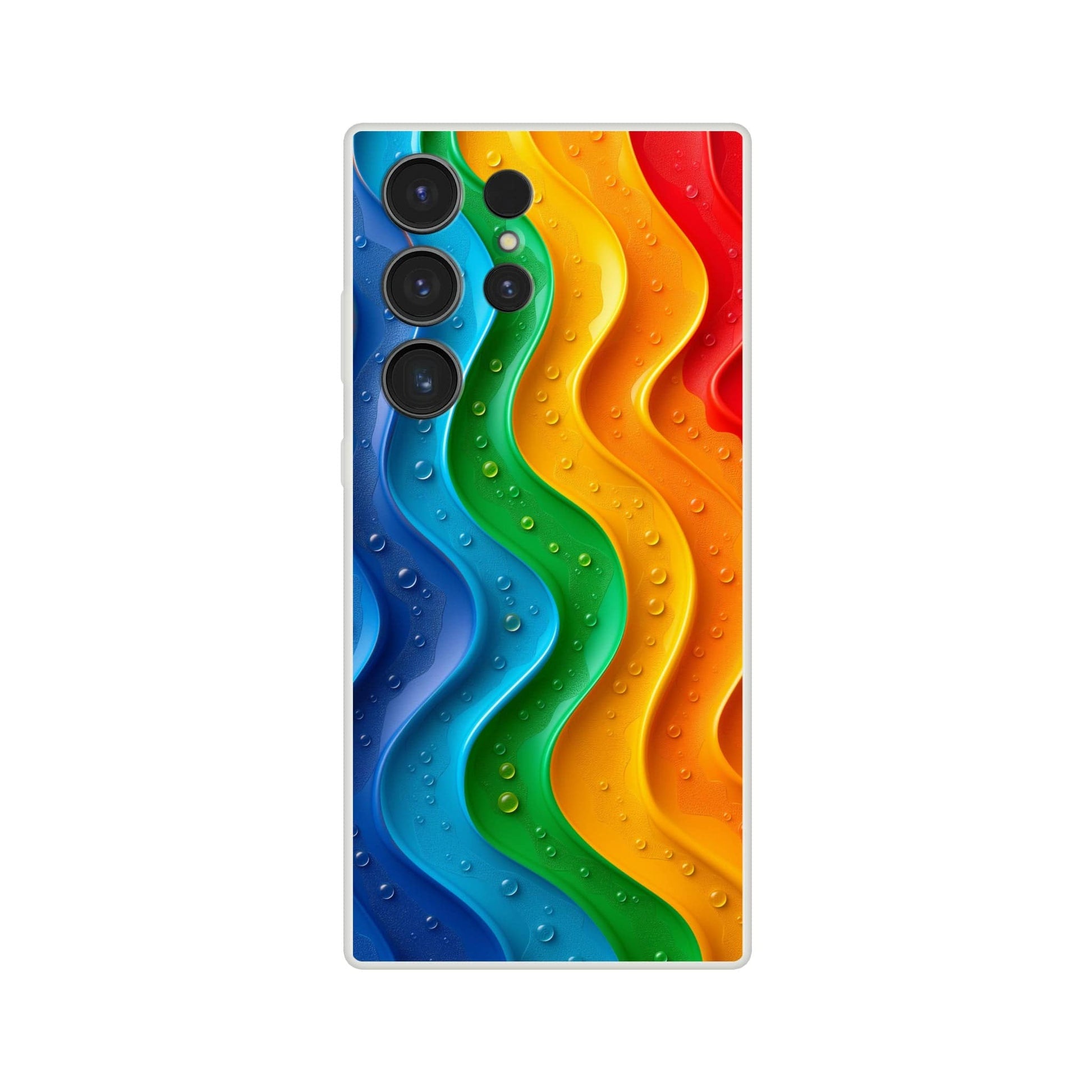TrendyGuard Print Material Flexi case / Samsung - Galaxy S23 Ultra Wet Rainbow iPhone & Samsung Cases
