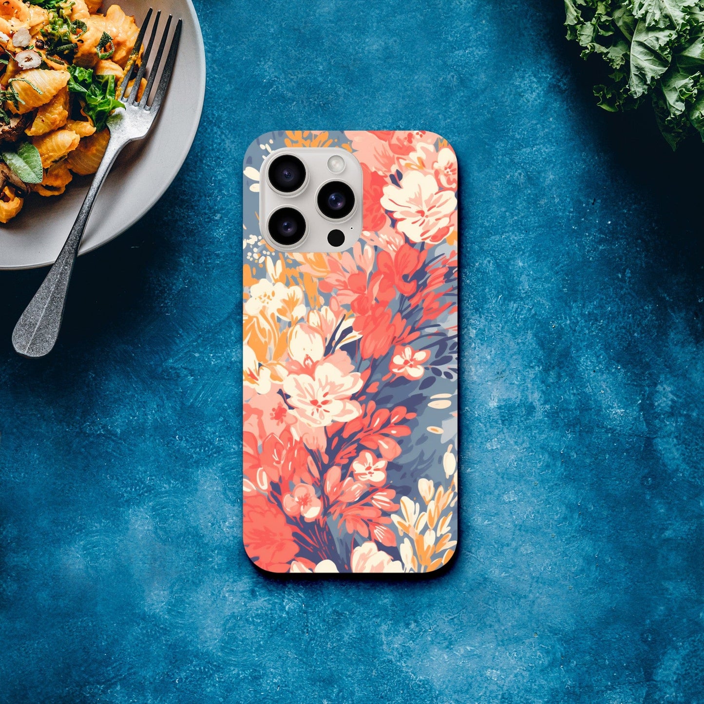 TrendyGuard Print Material Pastel Flora iPhone & Samsung Cases