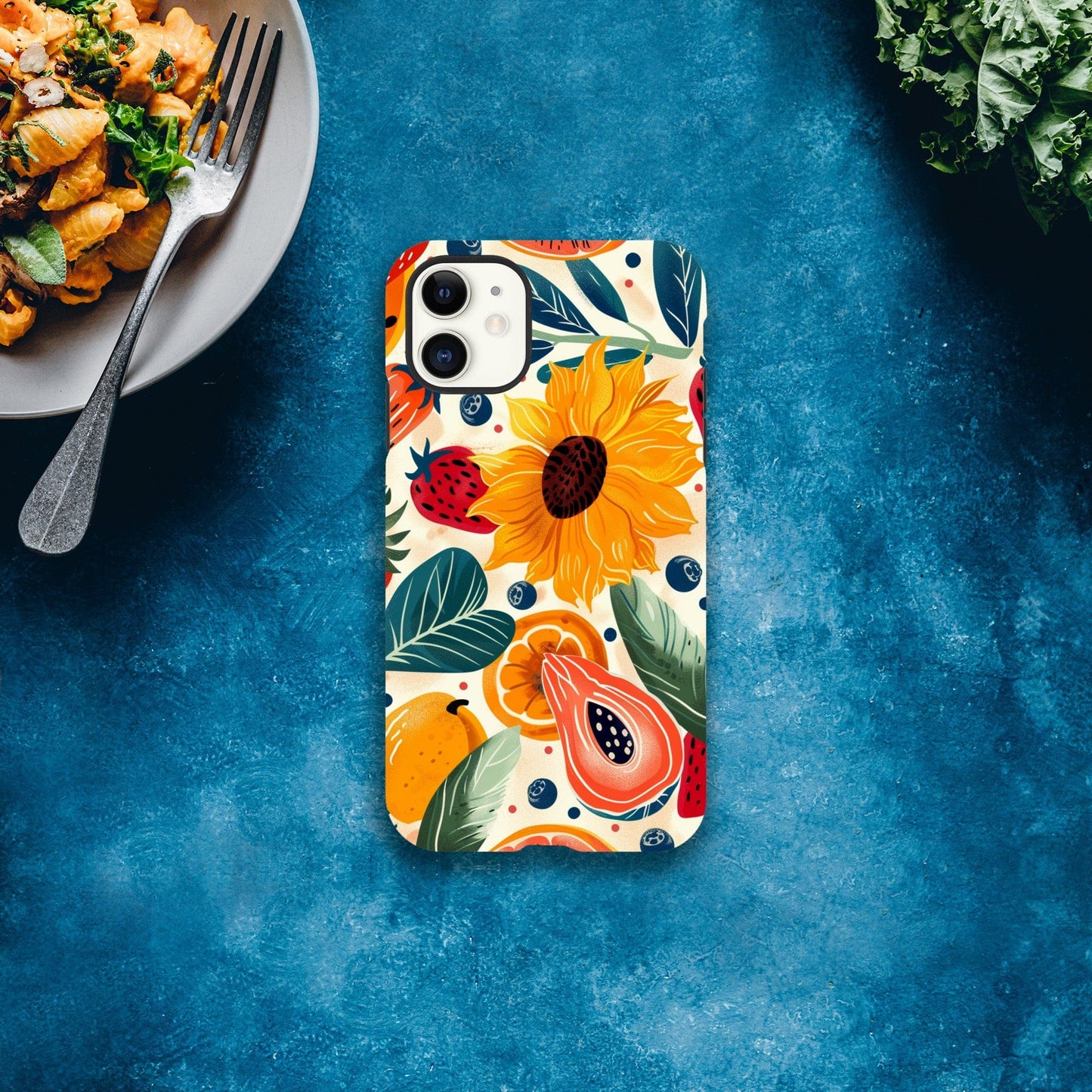 TrendyGuard Print Material Sunflower Fruit iPhone & Samsung Cases