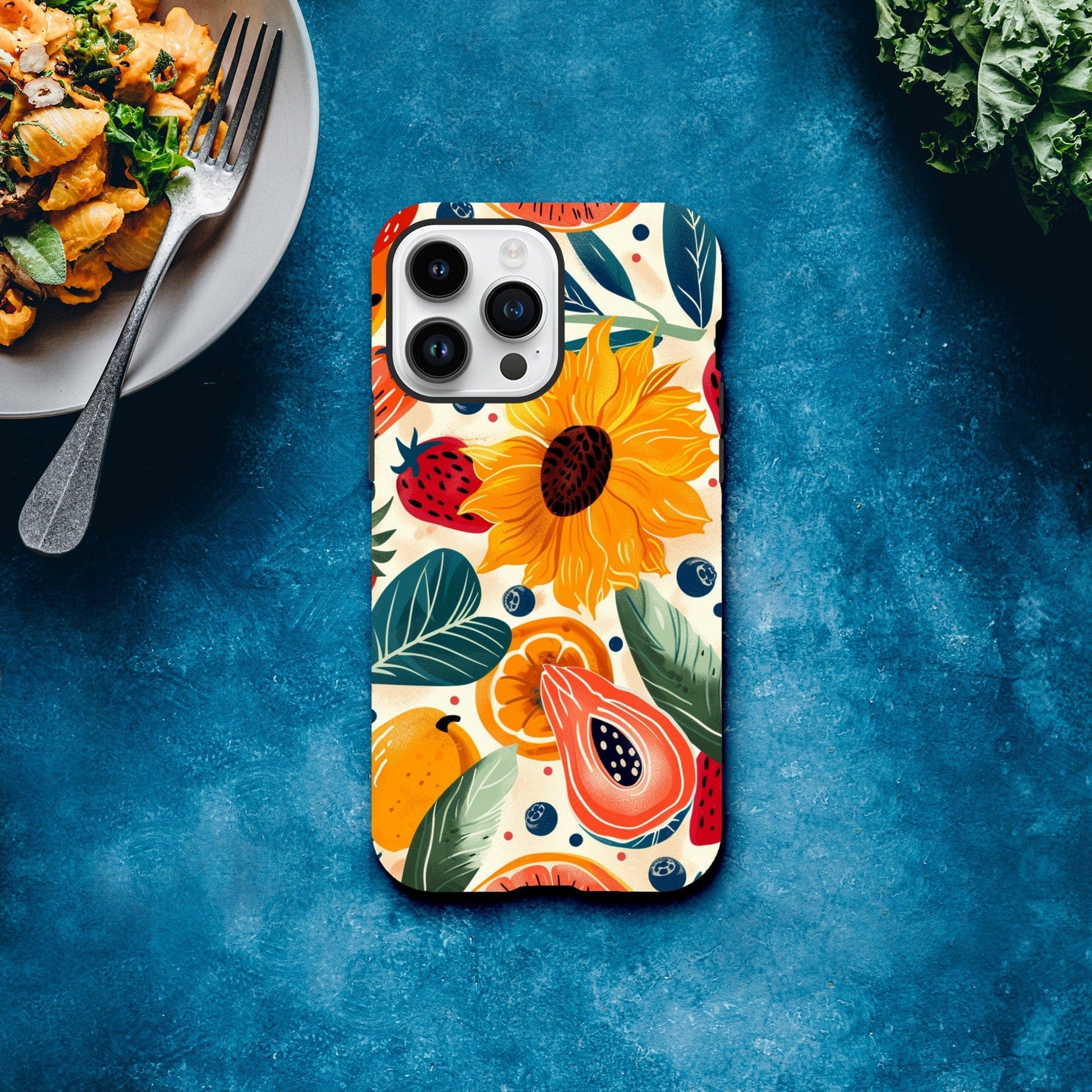 TrendyGuard Print Material Sunflower Fruit iPhone & Samsung Cases