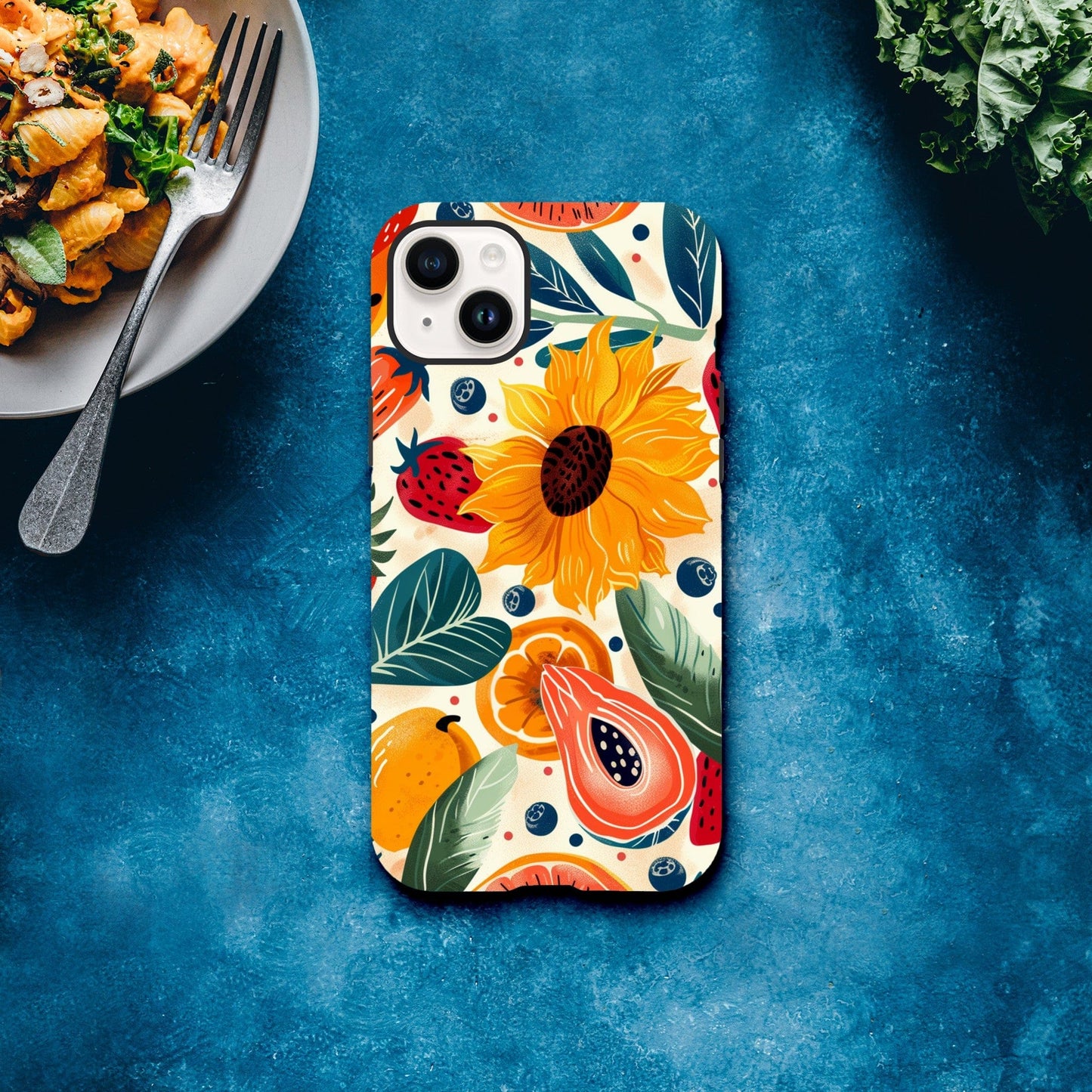 TrendyGuard Print Material Sunflower Fruit iPhone & Samsung Cases