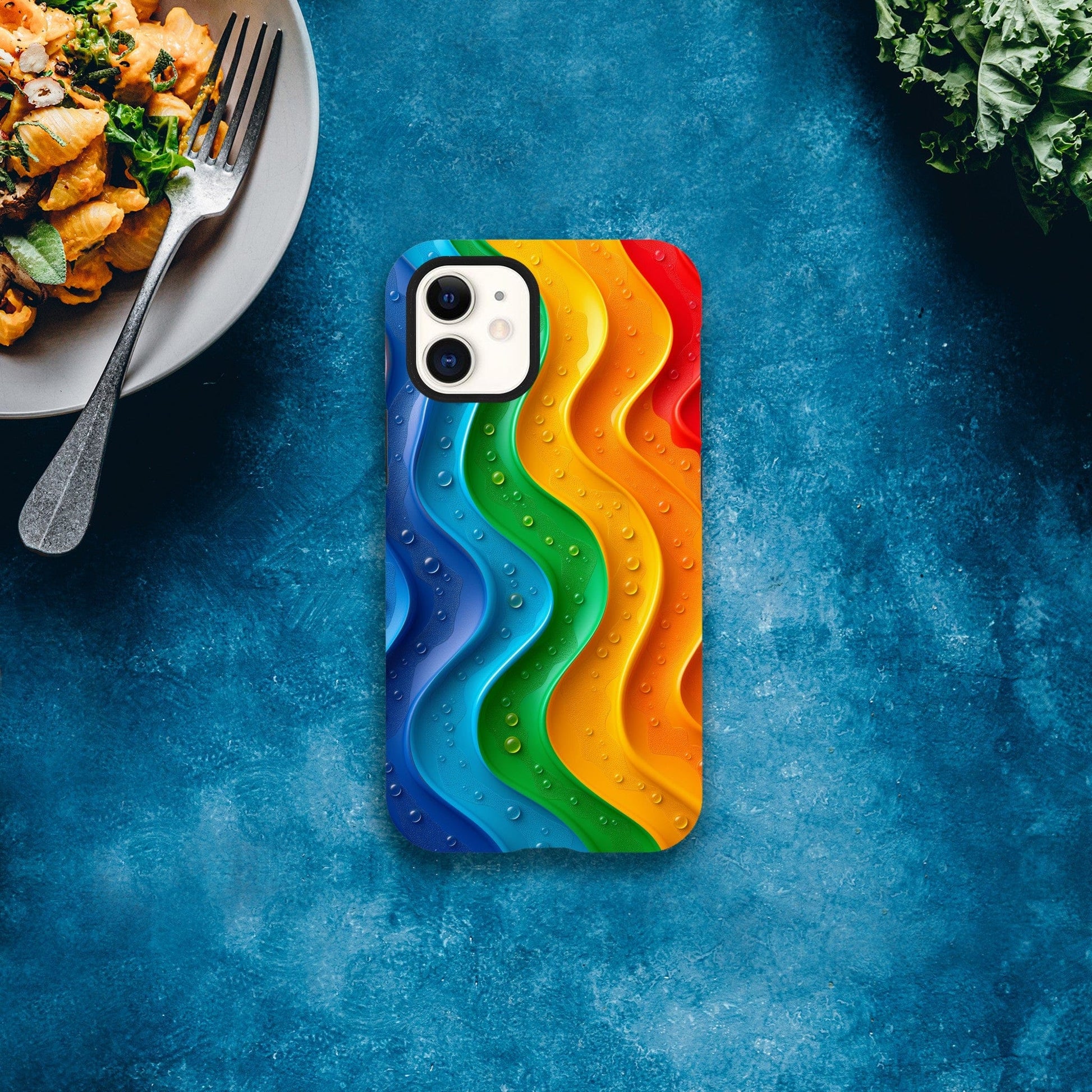 TrendyGuard Print Material Tough case / Apple - iPhone 12 Mini Wet Rainbow iPhone & Samsung Cases