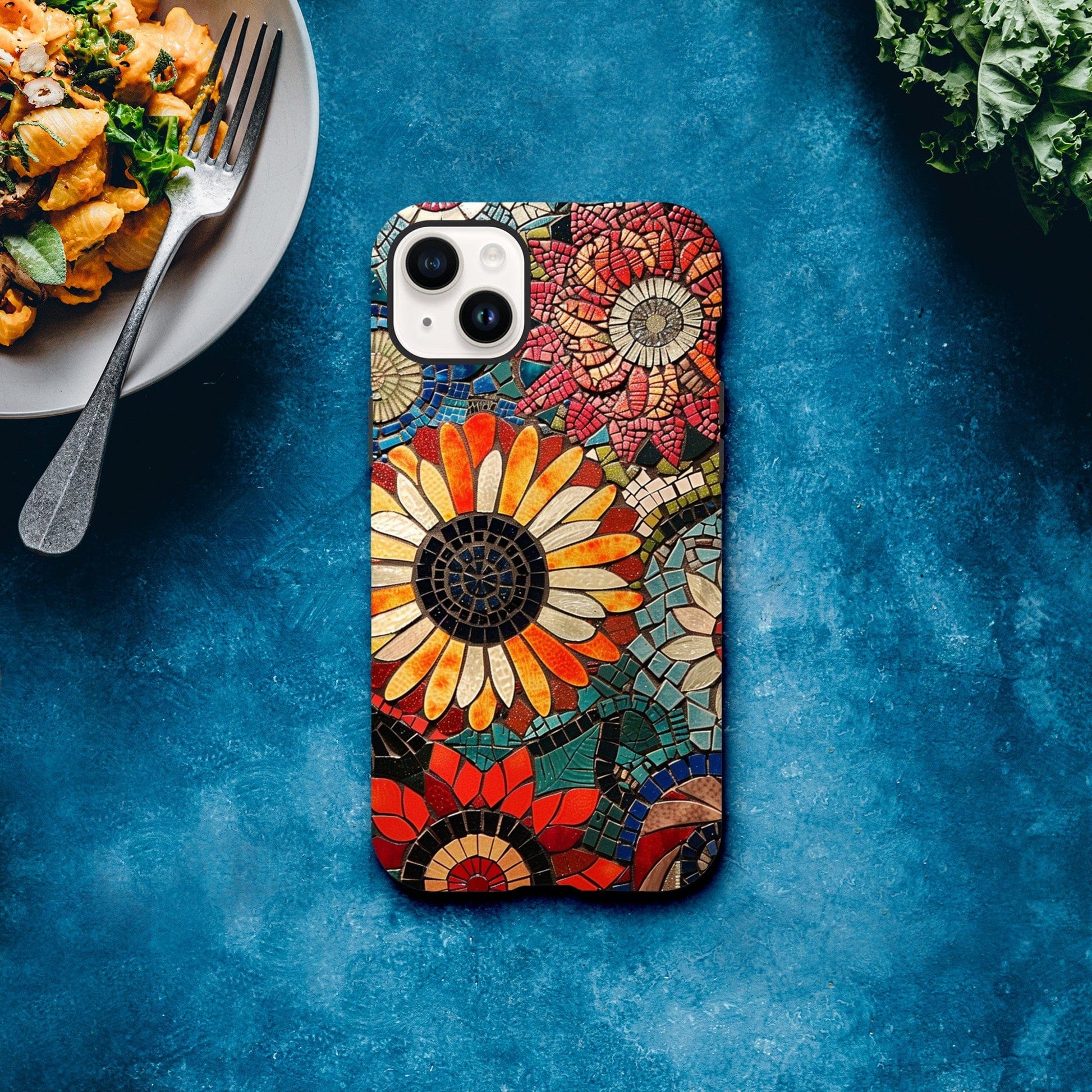 TrendyGuard Print Material Tough case / Apple - iPhone 14 Plus Floral Garden Tile iPhone & Samsung Cases