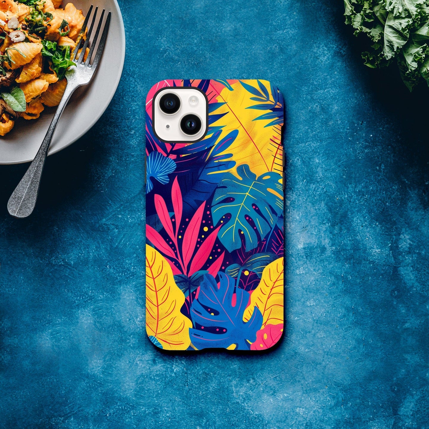 TrendyGuard Print Material Tough case / Apple - iPhone 14 Plus Neon Tropics iPhone & Samsung Cases