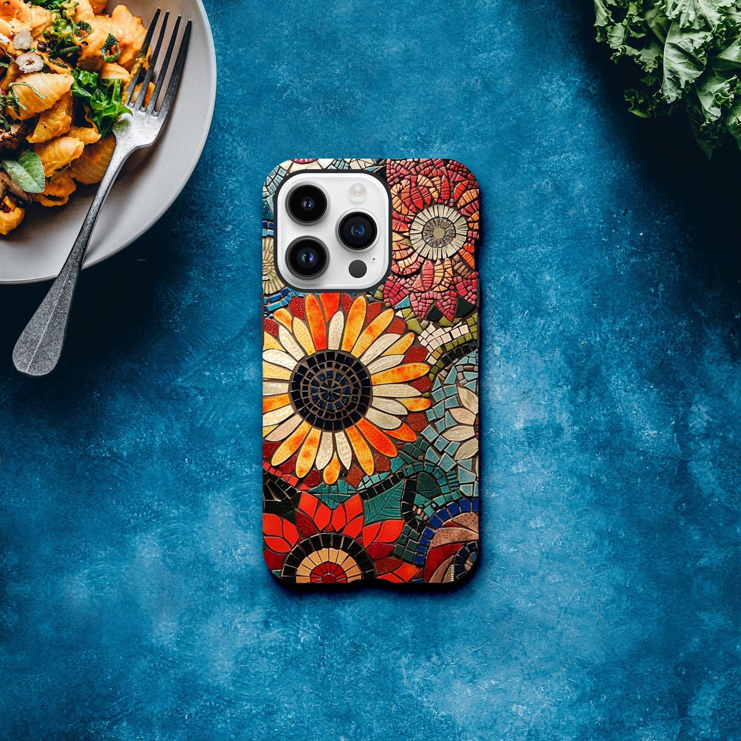 TrendyGuard Print Material Tough case / Apple - iPhone 14 Pro Floral Garden Tile iPhone & Samsung Cases