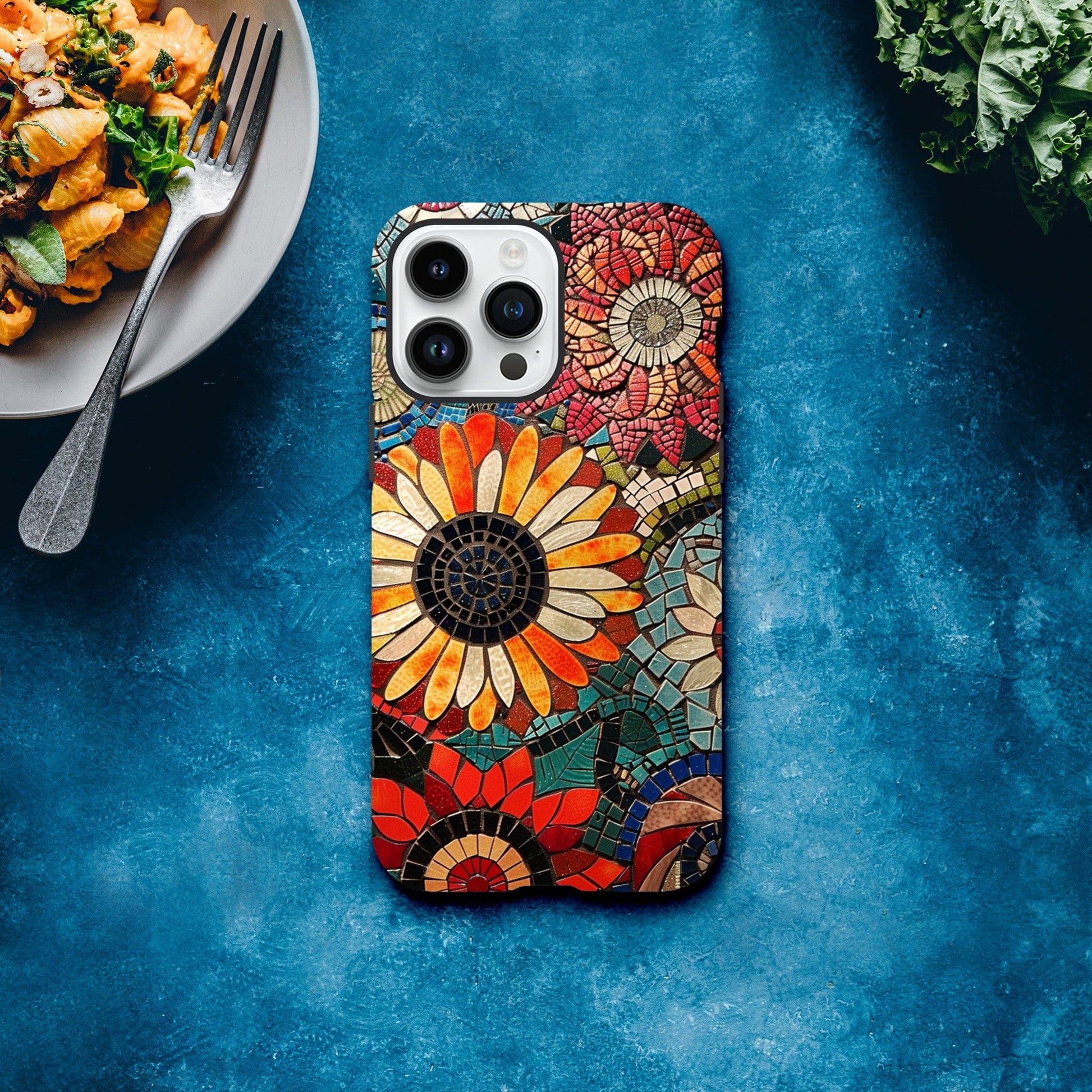 TrendyGuard Print Material Tough case / Apple - iPhone 14 Pro Max Floral Garden Tile iPhone & Samsung Cases