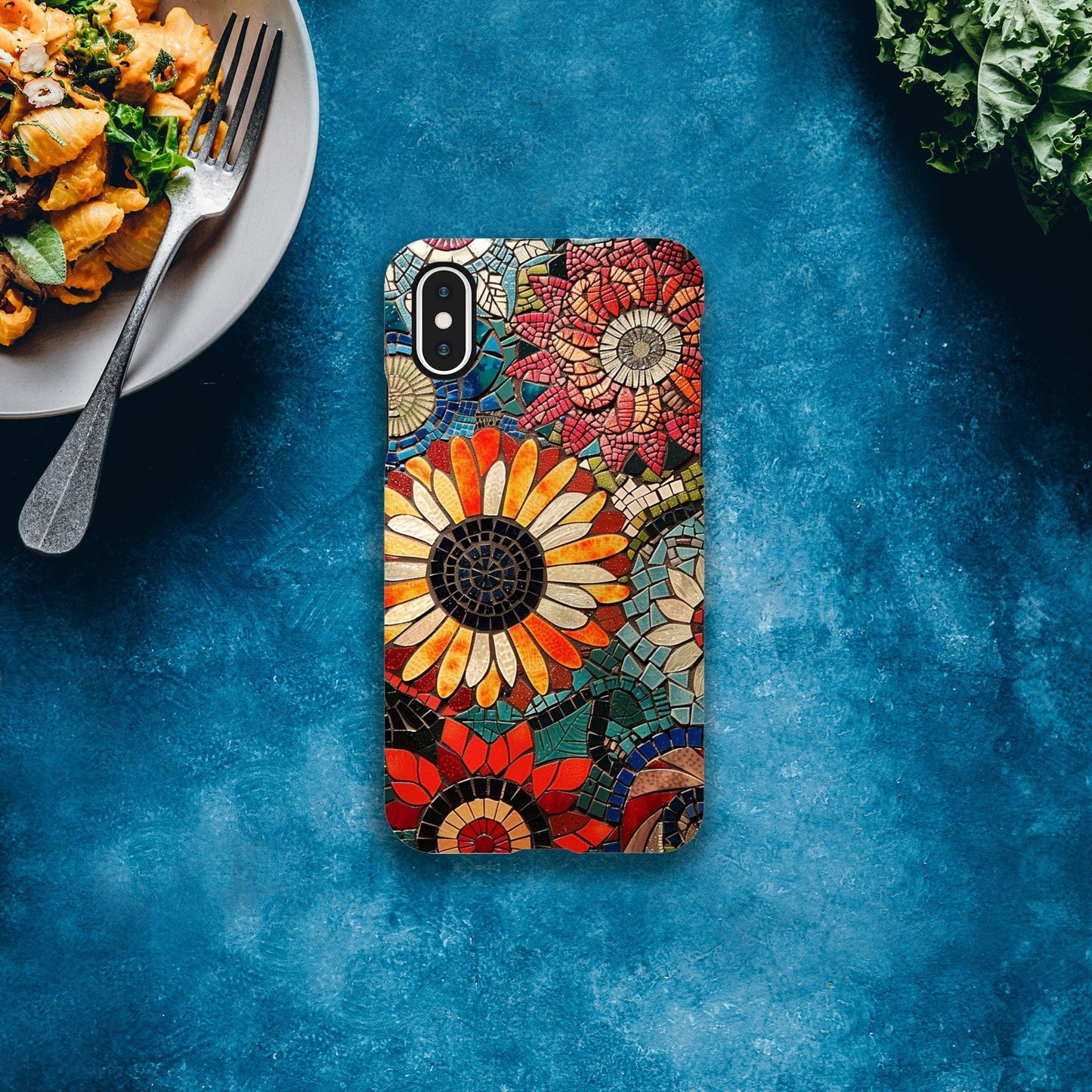 TrendyGuard Print Material Tough case / Apple - iPhone X Floral Garden Tile iPhone & Samsung Cases