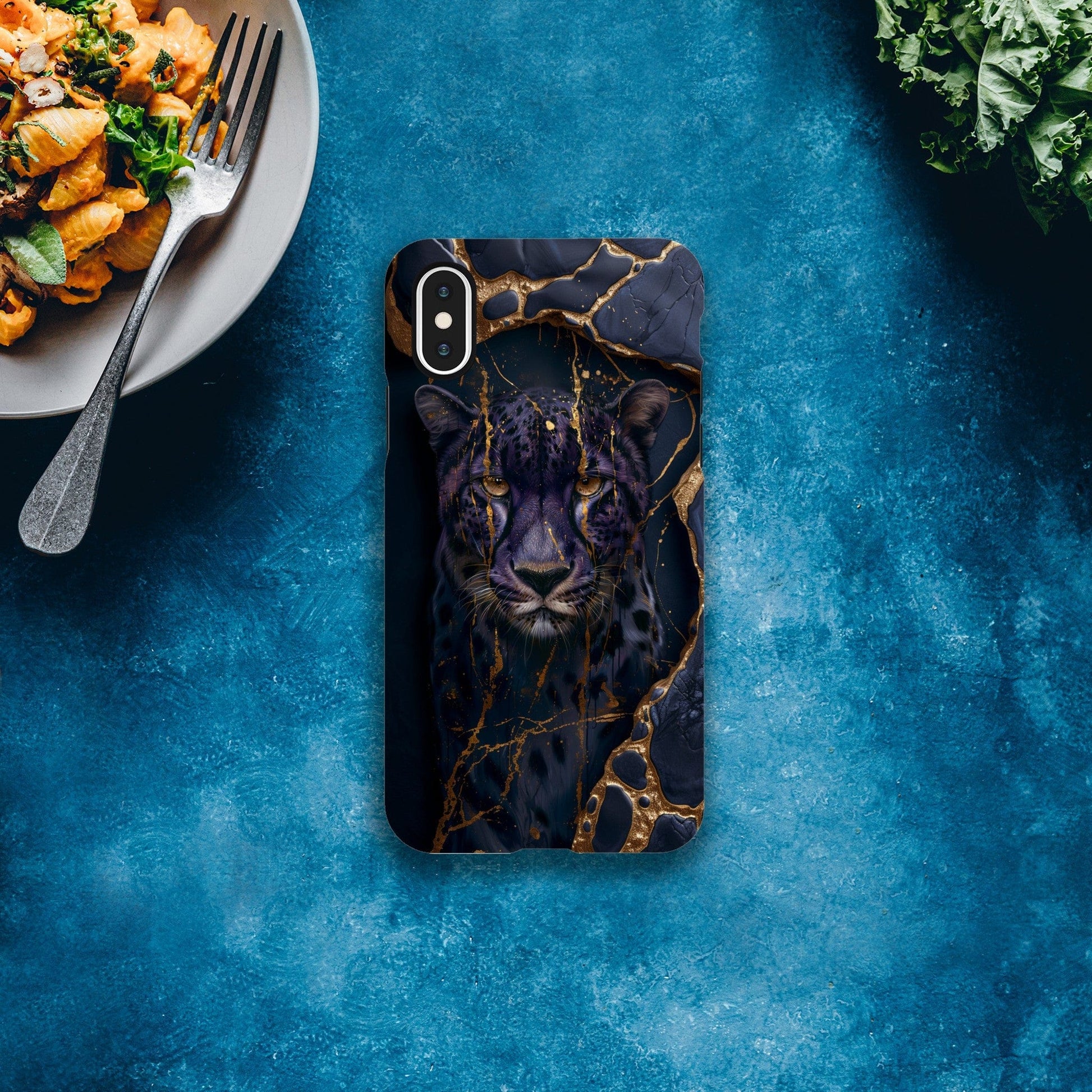 TrendyGuard Print Material Tough case / Apple - iPhone X Purple Cheetah iPhone & Samsung Cases