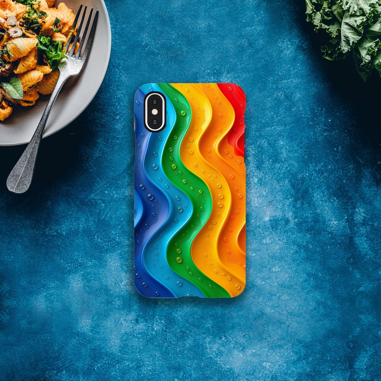 TrendyGuard Print Material Tough case / Apple - iPhone X Wet Rainbow iPhone & Samsung Cases