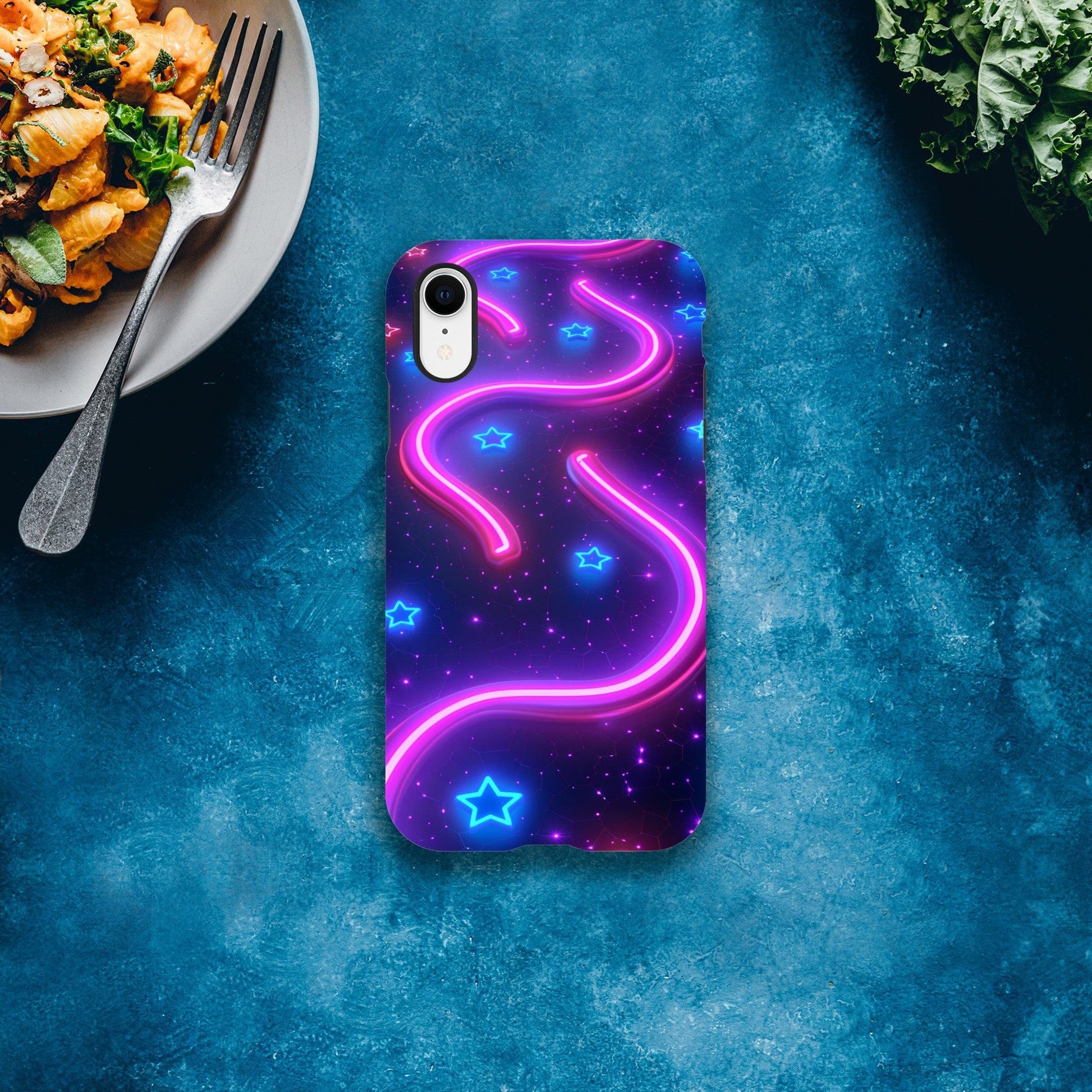TrendyGuard Print Material Tough case / Apple - iPhone XR Neon Pathways iPhone & Samsung Cases