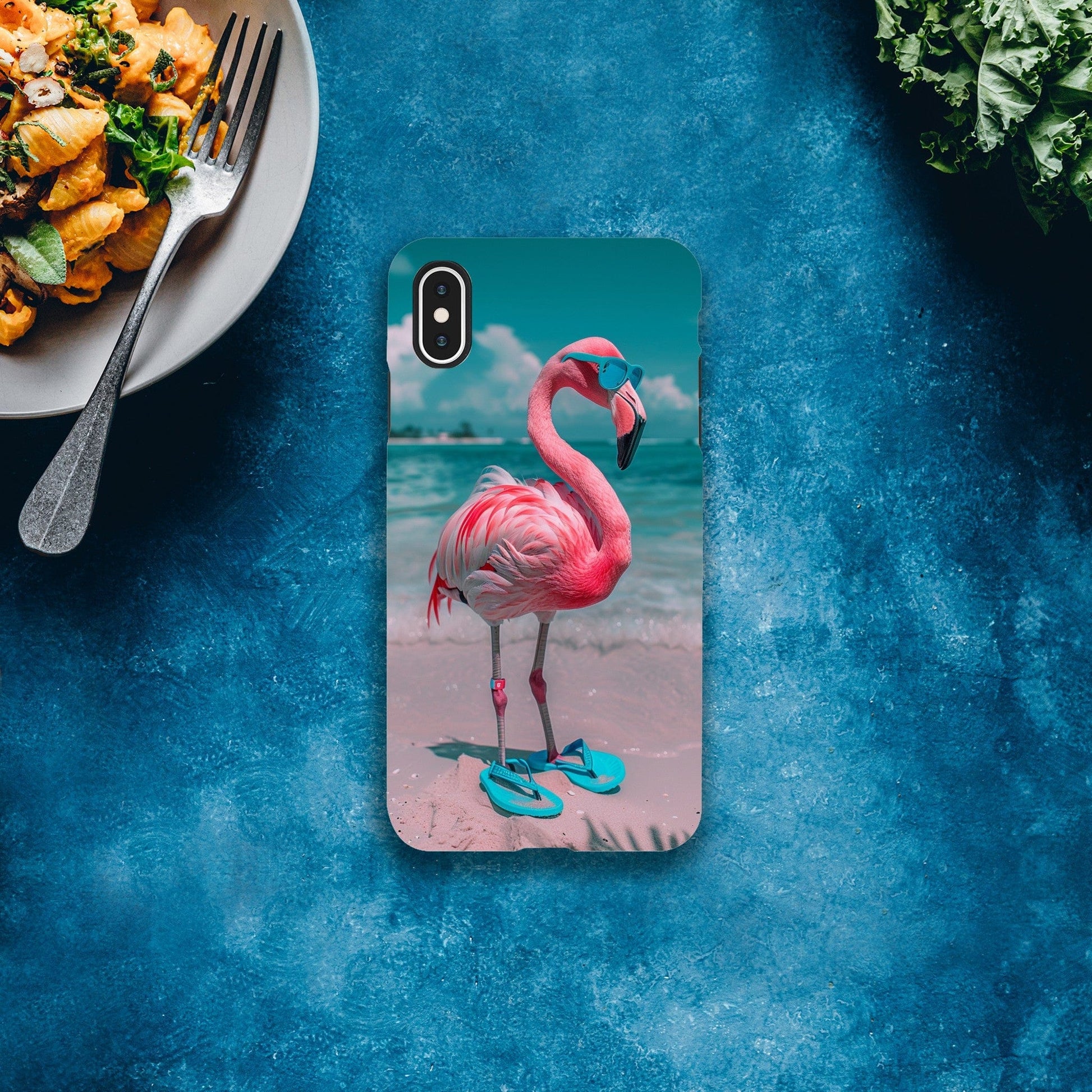 TrendyGuard Print Material Tough case / Apple - iPhone XS Max Aruba Flamingo iPhone & Samsung Cases