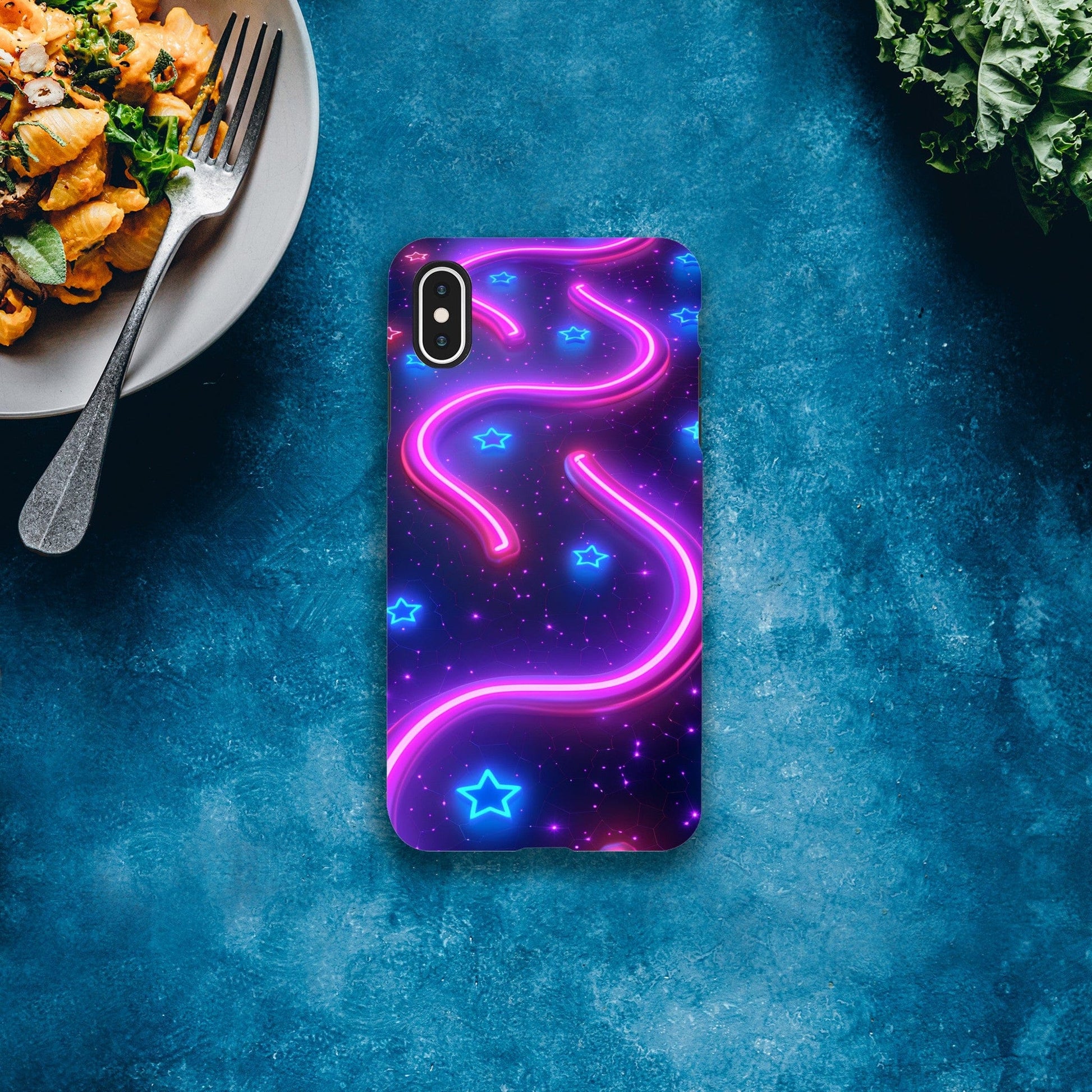 TrendyGuard Print Material Tough case / Apple - iPhone XS Max Neon Pathways iPhone & Samsung Cases