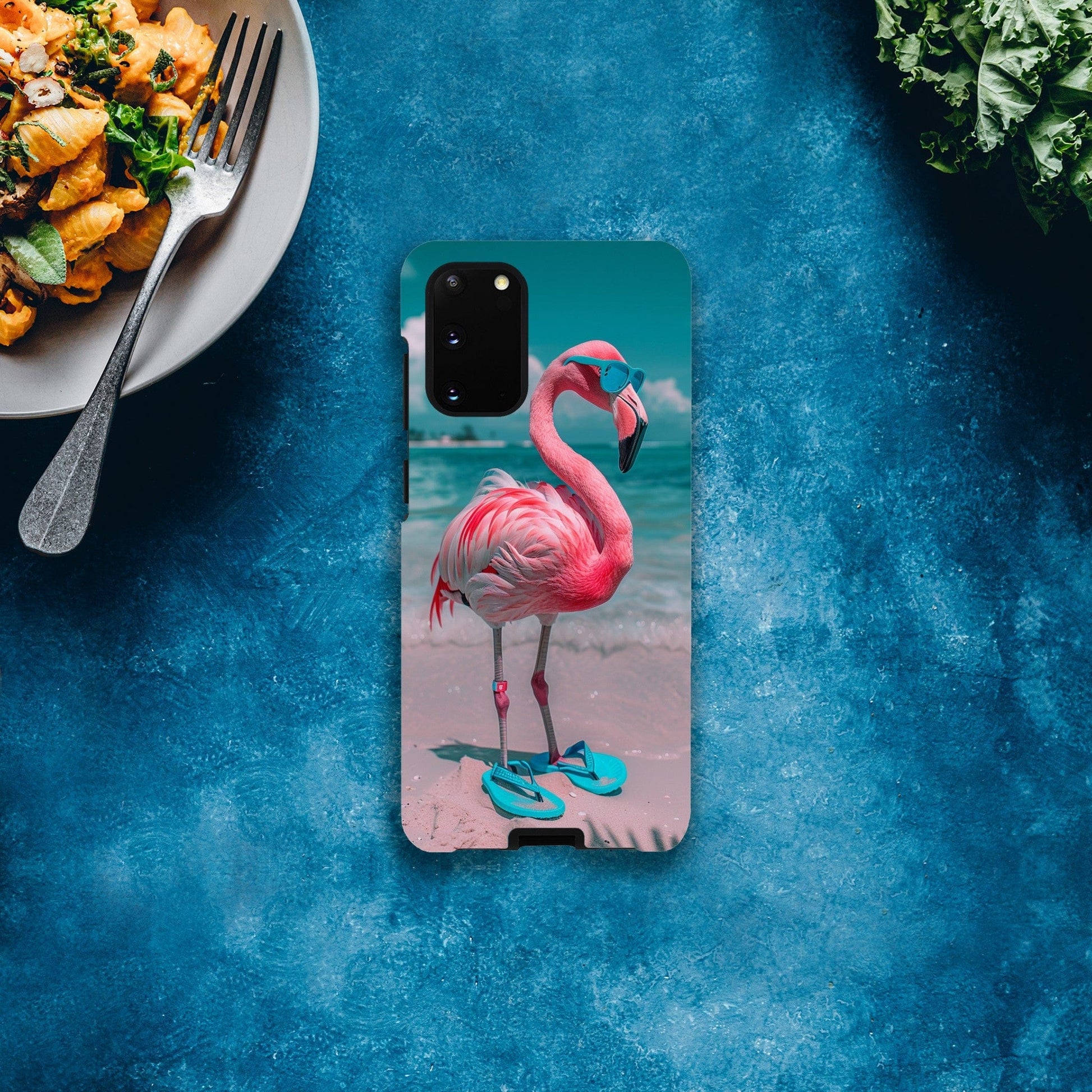 TrendyGuard Print Material Tough case / Samsung - Galaxy S20 Aruba Flamingo iPhone & Samsung Cases