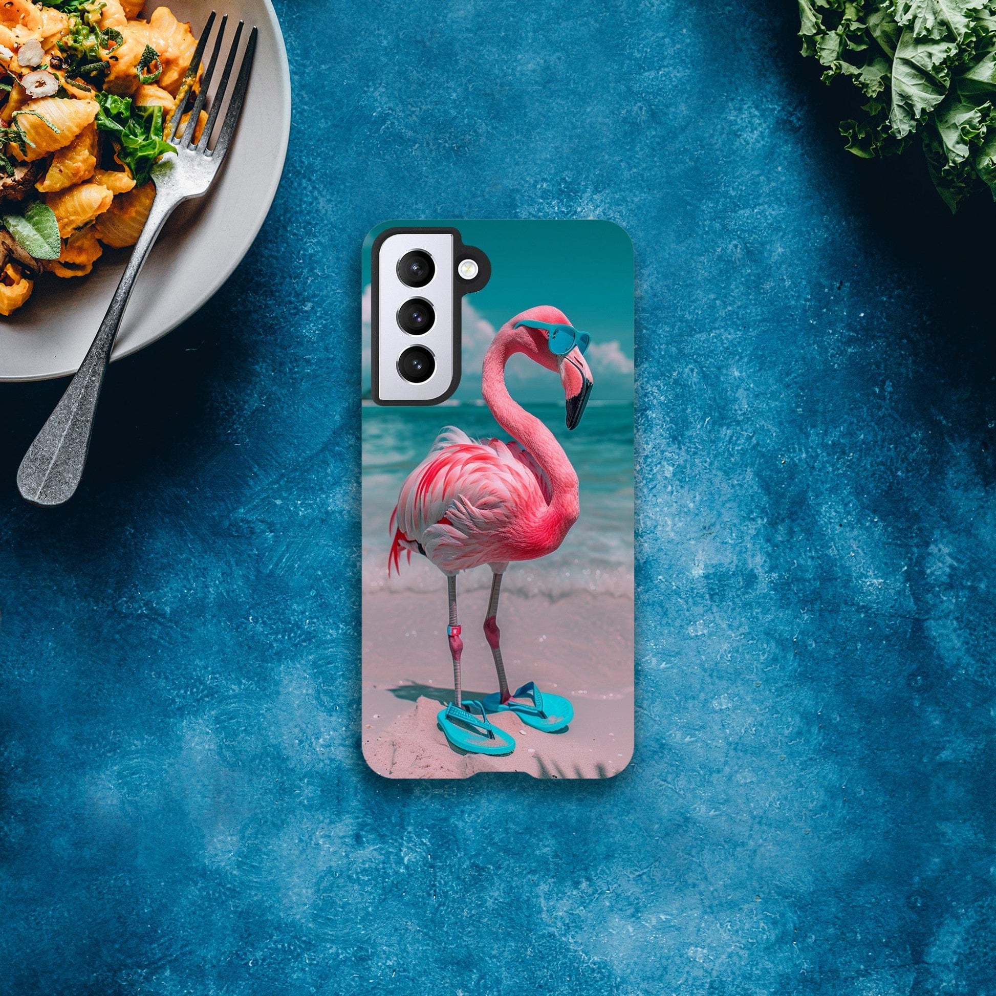 TrendyGuard Print Material Tough case / Samsung - Galaxy S21 Aruba Flamingo iPhone & Samsung Cases