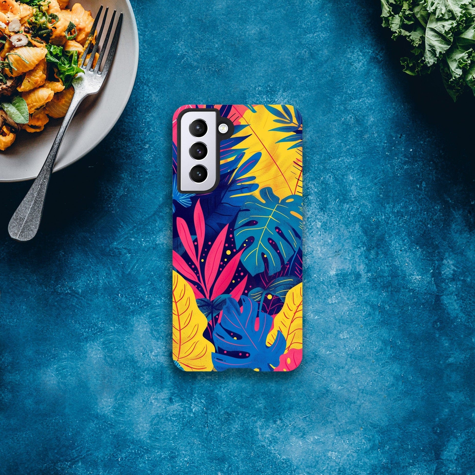 TrendyGuard Print Material Tough case / Samsung - Galaxy S21 Neon Tropics iPhone & Samsung Cases