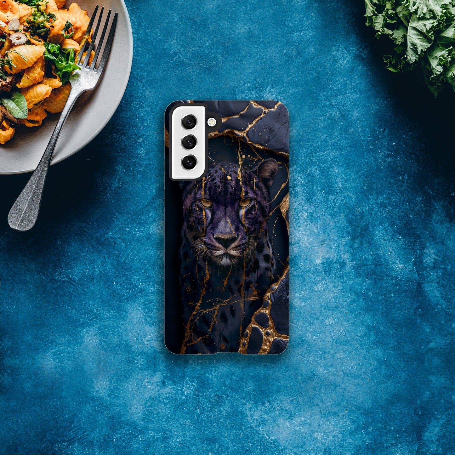 TrendyGuard Print Material Tough case / Samsung - Galaxy S21 Plus Purple Cheetah iPhone & Samsung Cases