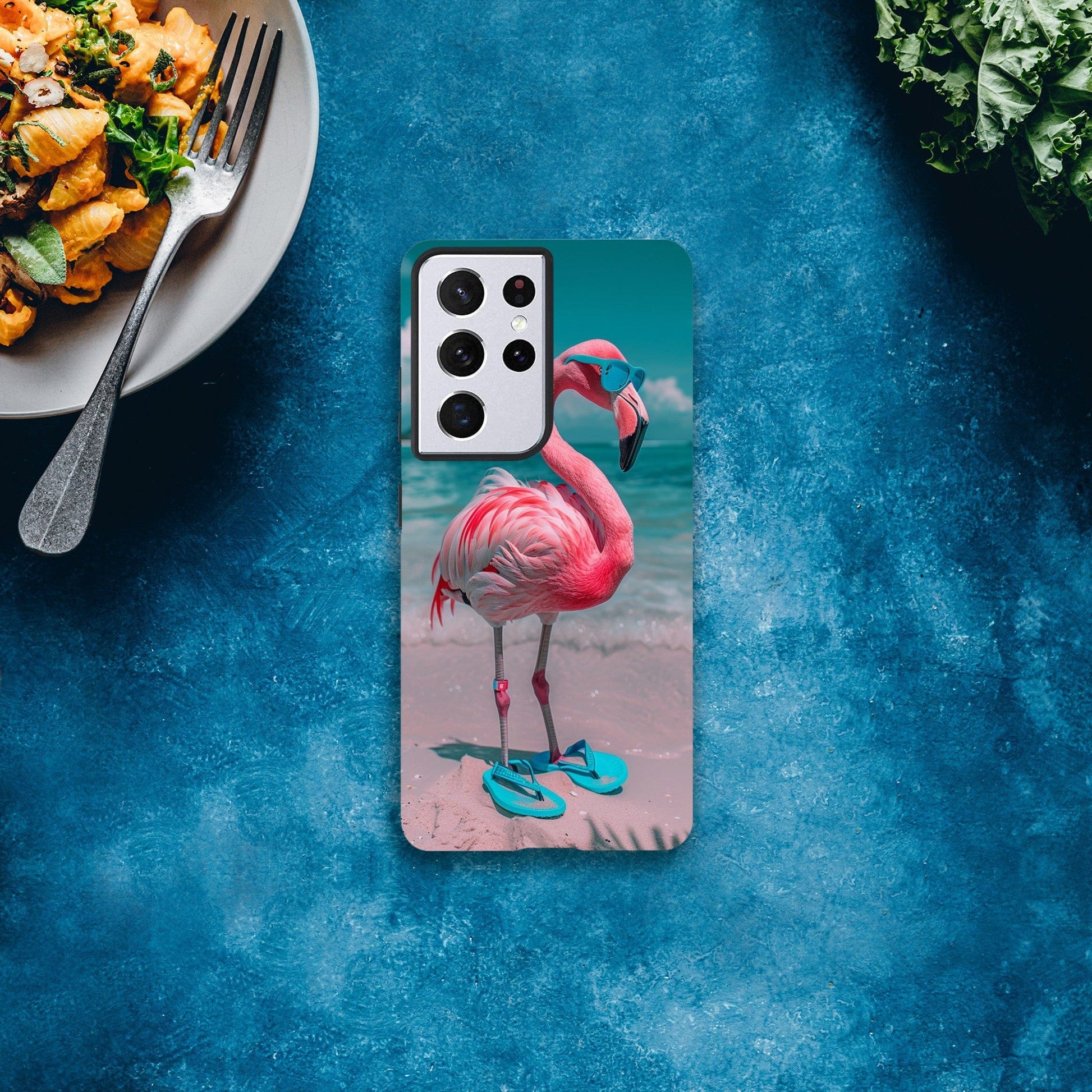 TrendyGuard Print Material Tough case / Samsung - Galaxy S21 Ultra Aruba Flamingo iPhone & Samsung Cases