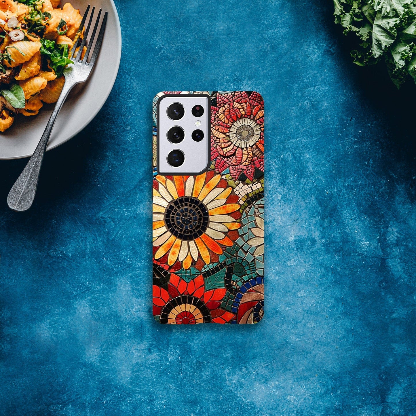 TrendyGuard Print Material Tough case / Samsung - Galaxy S21 Ultra Floral Garden Tile iPhone & Samsung Cases