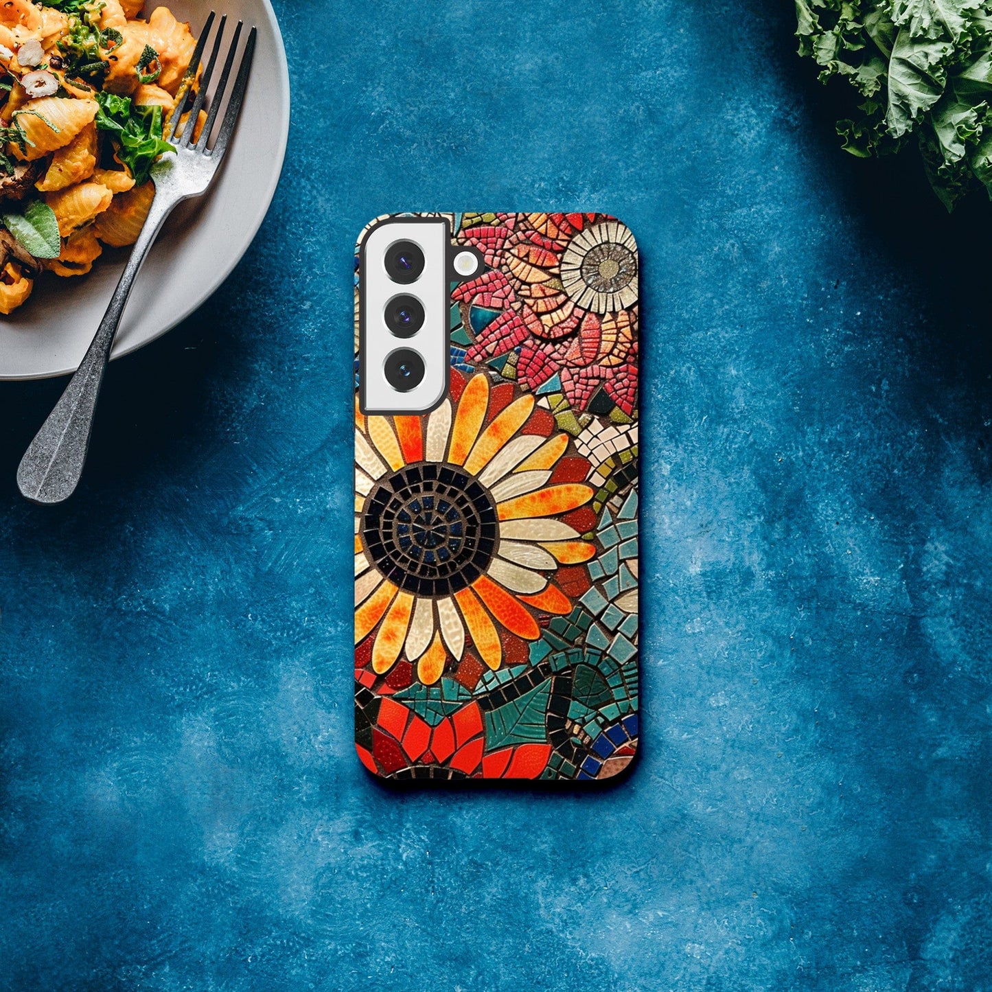 TrendyGuard Print Material Tough case / Samsung - Galaxy S22 Floral Garden Tile iPhone & Samsung Cases