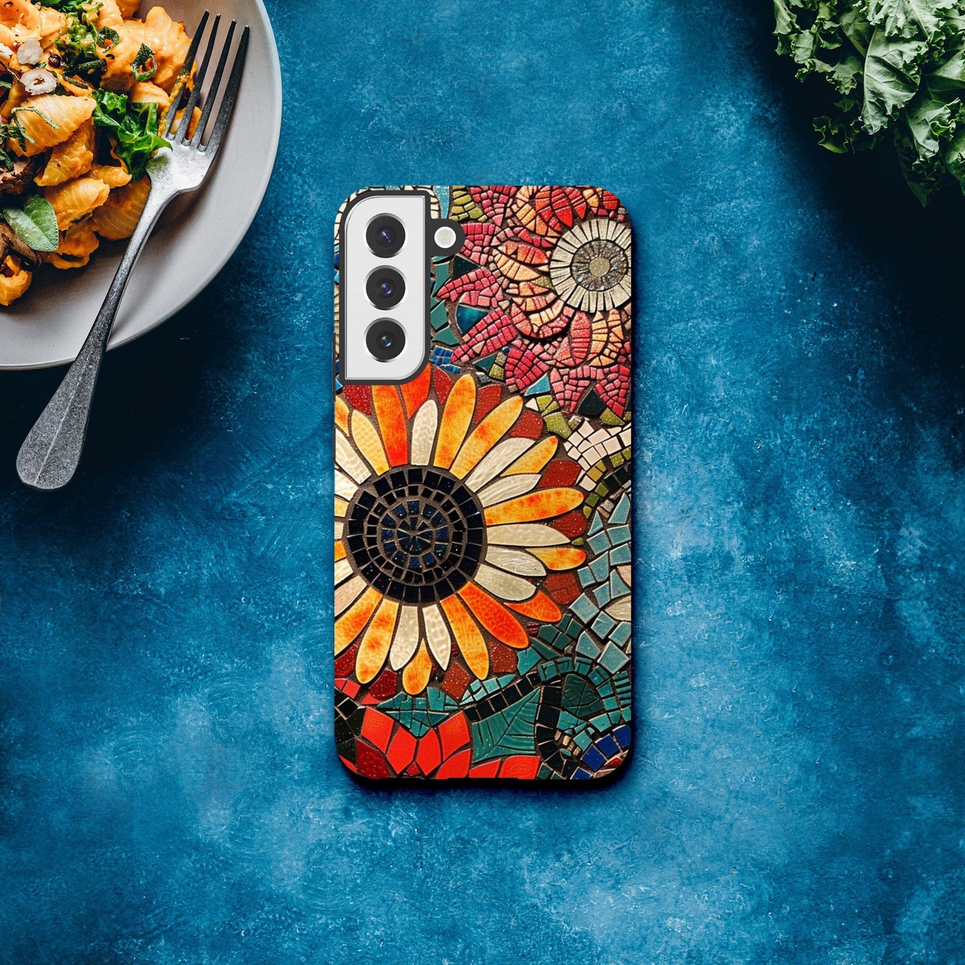 TrendyGuard Print Material Tough case / Samsung - Galaxy S22 Plus Floral Garden Tile iPhone & Samsung Cases