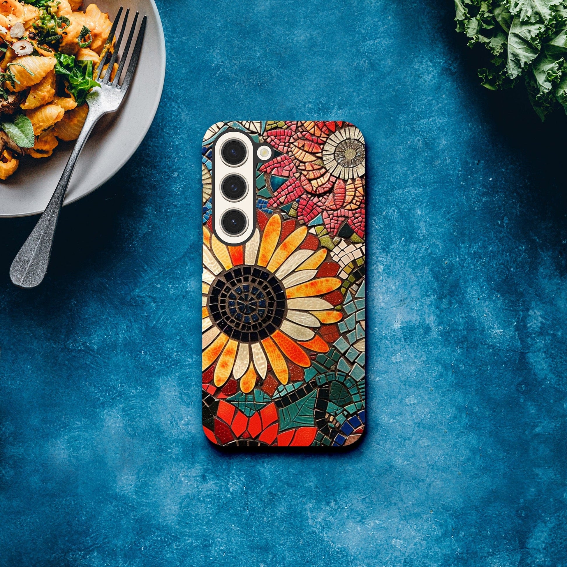 TrendyGuard Print Material Tough case / Samsung - Galaxy S23 Floral Garden Tile iPhone & Samsung Cases