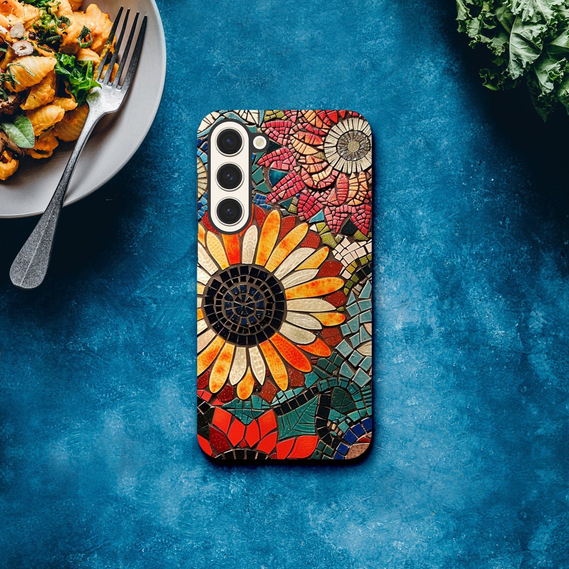 TrendyGuard Print Material Tough case / Samsung - Galaxy S23 Plus Floral Garden Tile iPhone & Samsung Cases