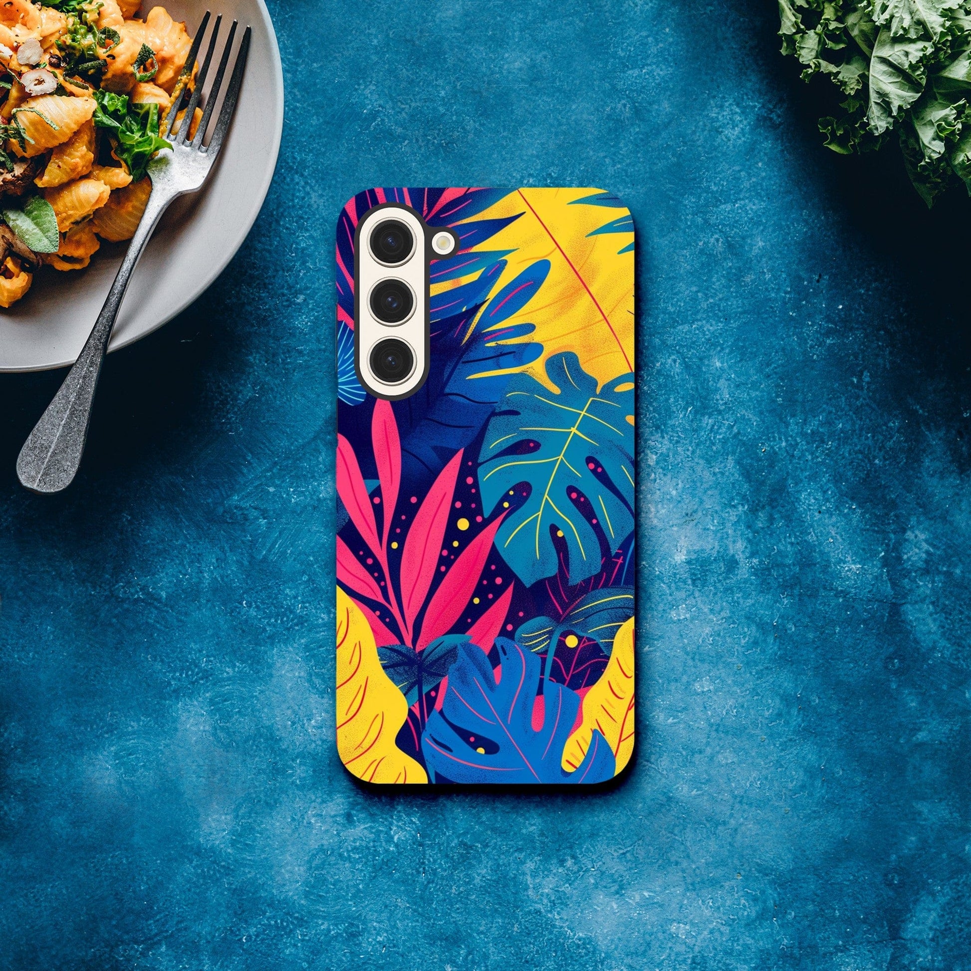 TrendyGuard Print Material Tough case / Samsung - Galaxy S23 Plus Neon Tropics iPhone & Samsung Cases