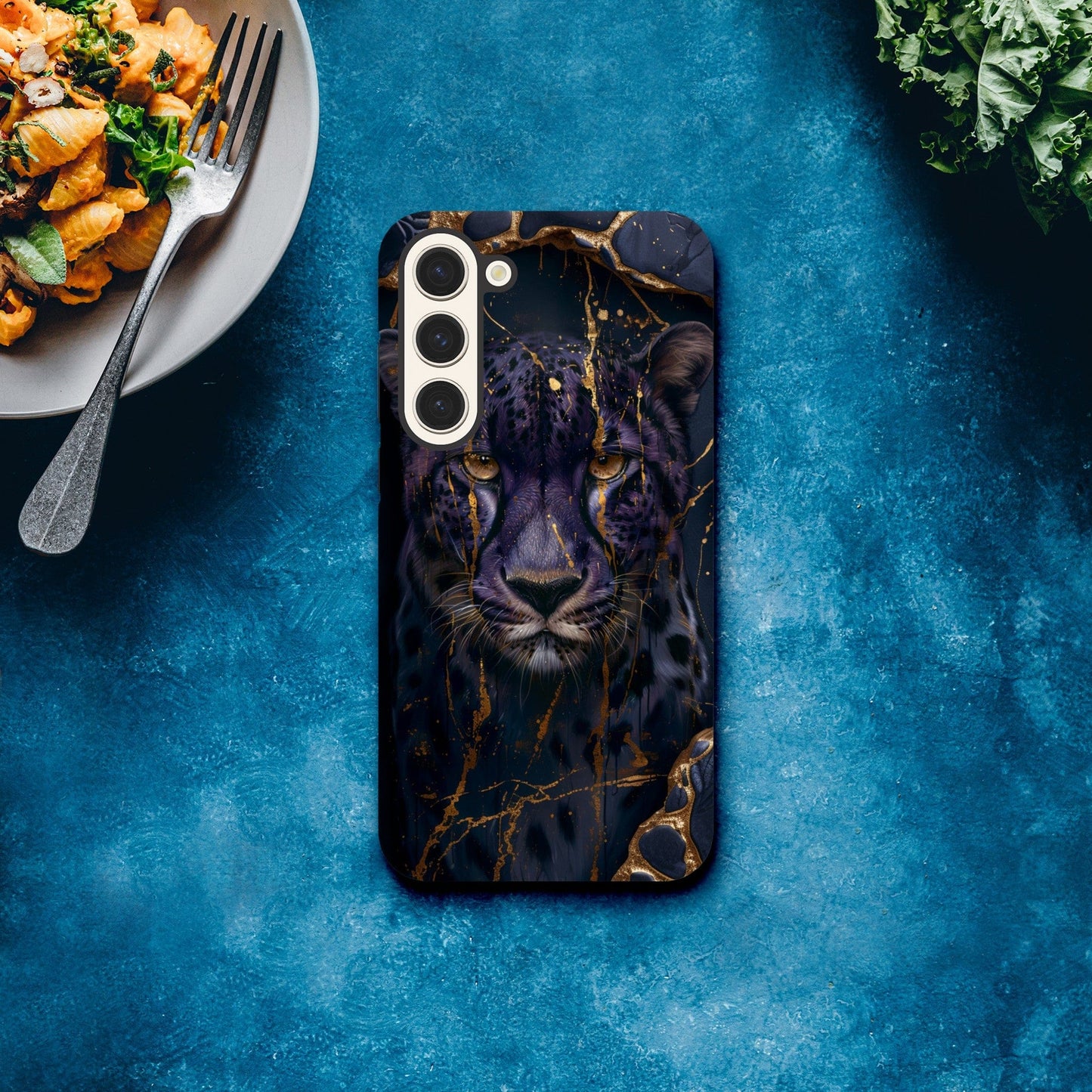 TrendyGuard Print Material Tough case / Samsung - Galaxy S23 Plus Purple Cheetah iPhone & Samsung Cases