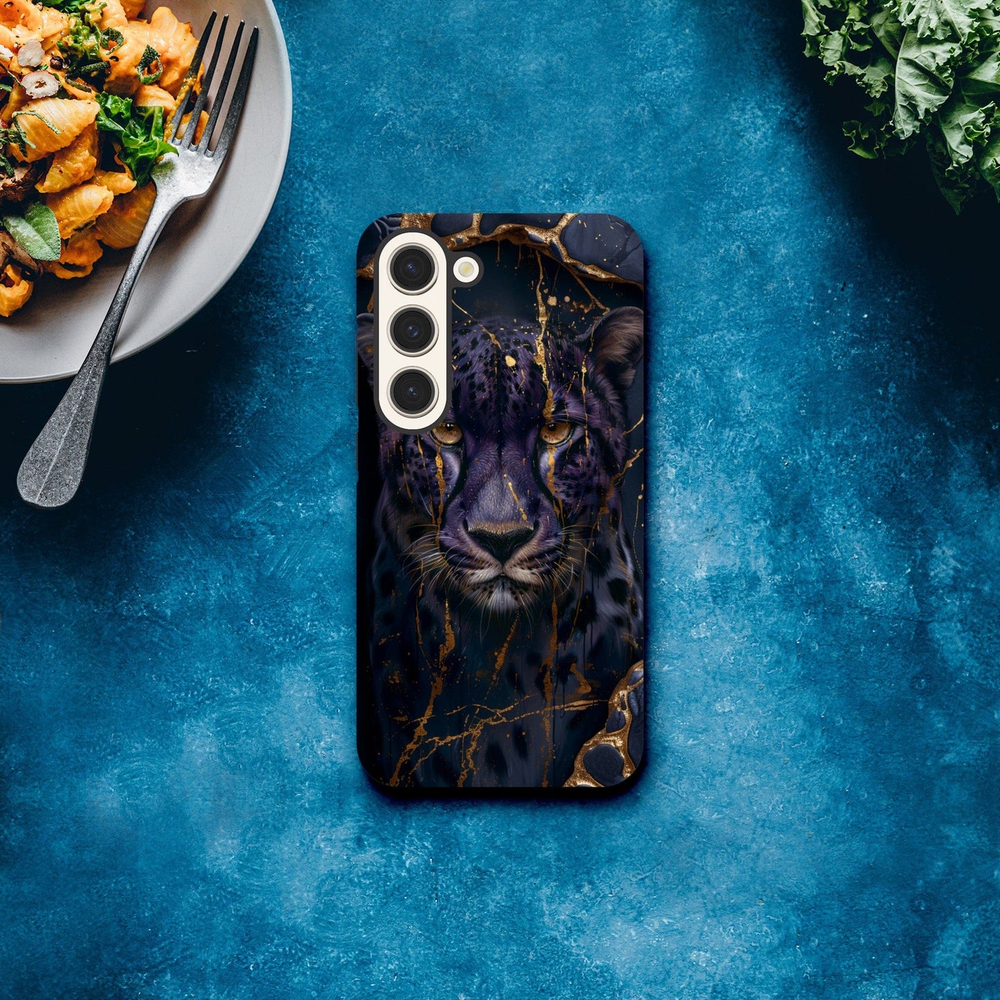 TrendyGuard Print Material Tough case / Samsung - Galaxy S23 Purple Cheetah iPhone & Samsung Cases