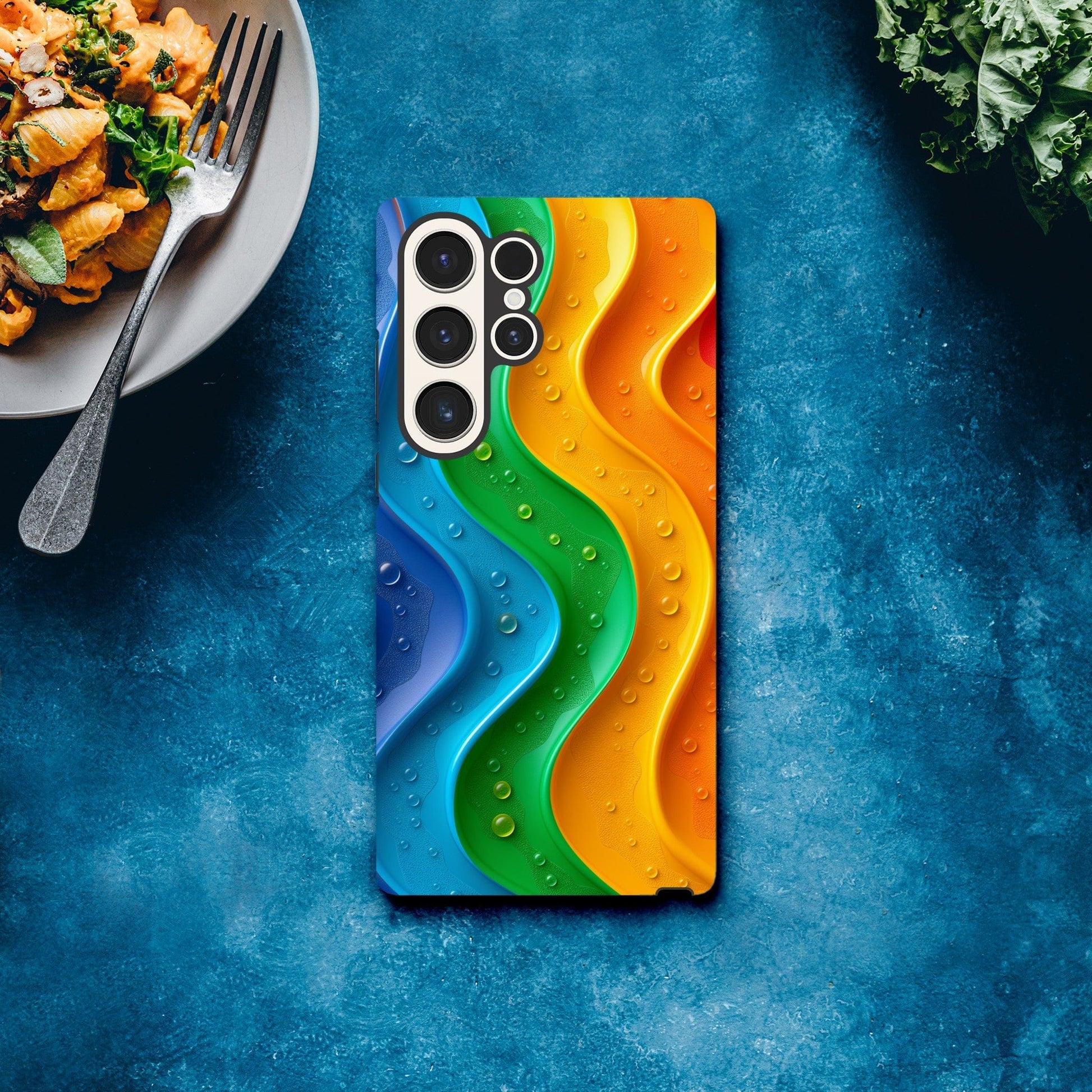 TrendyGuard Print Material Tough case / Samsung - Galaxy S23 Ultra Wet Rainbow iPhone & Samsung Cases