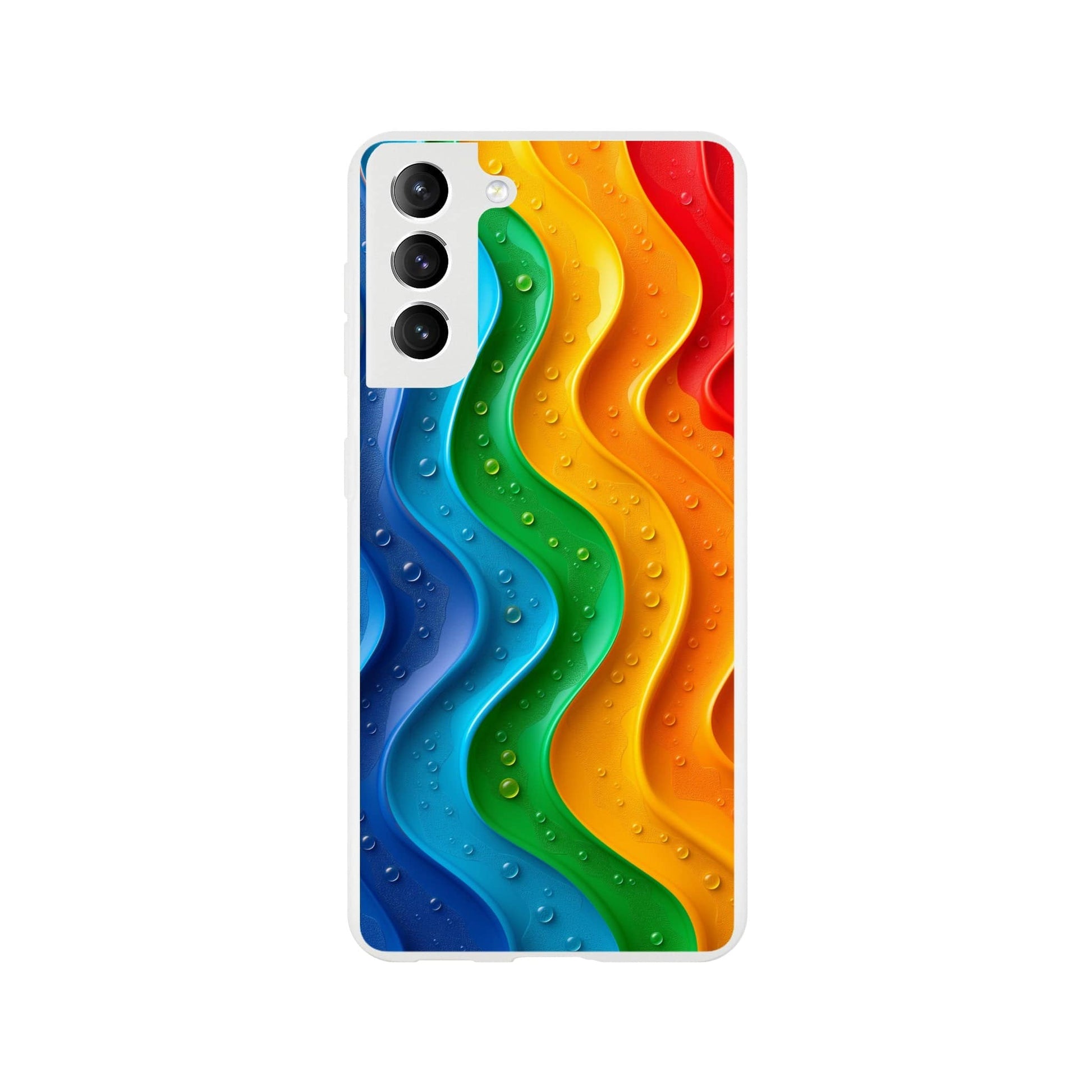 TrendyGuard Print Material Wet Rainbow iPhone & Samsung Cases