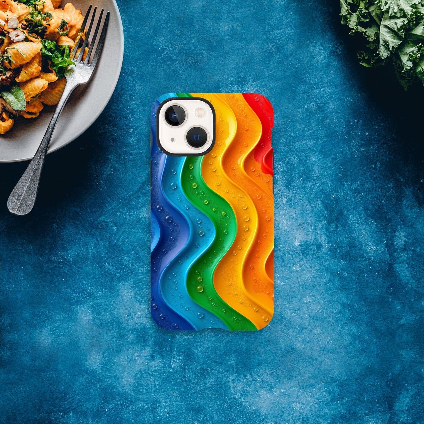 TrendyGuard Print Material Wet Rainbow iPhone & Samsung Cases