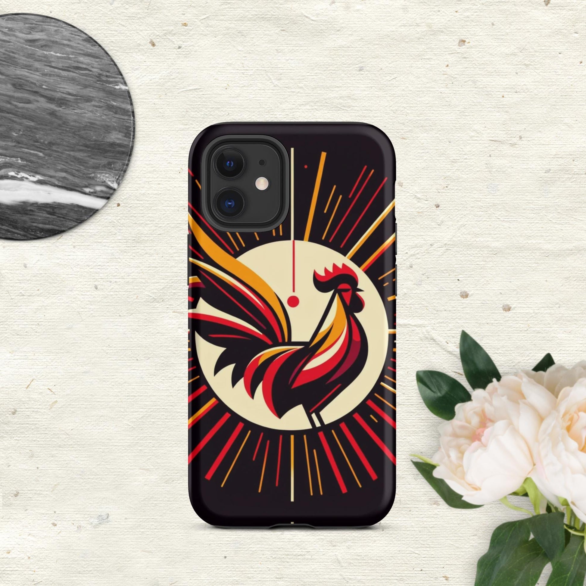 The Hologram Hook Up Rooster Icon Tough Case for iPhone®