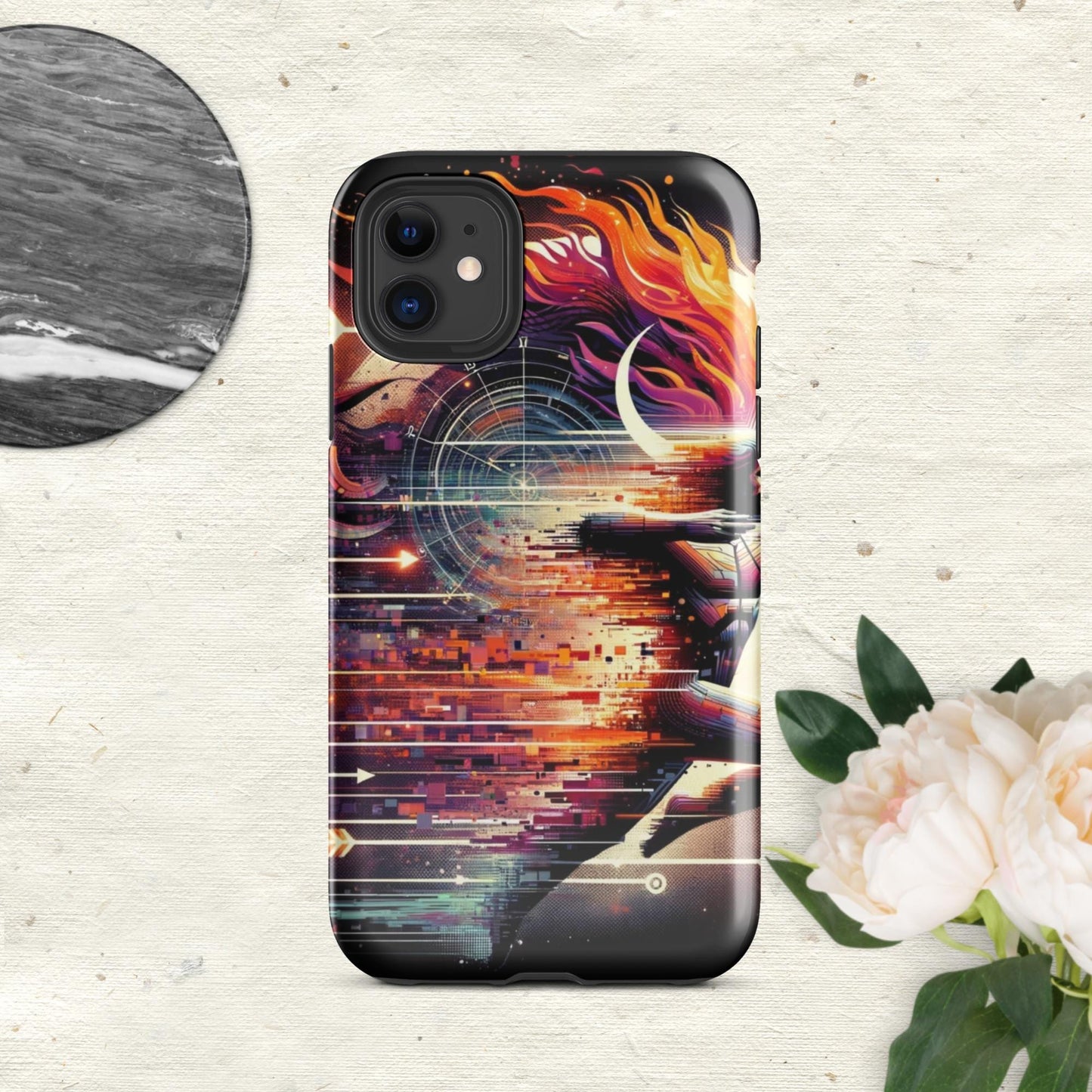The Hologram Hook Up Sagittarius Tough Case for iPhone®