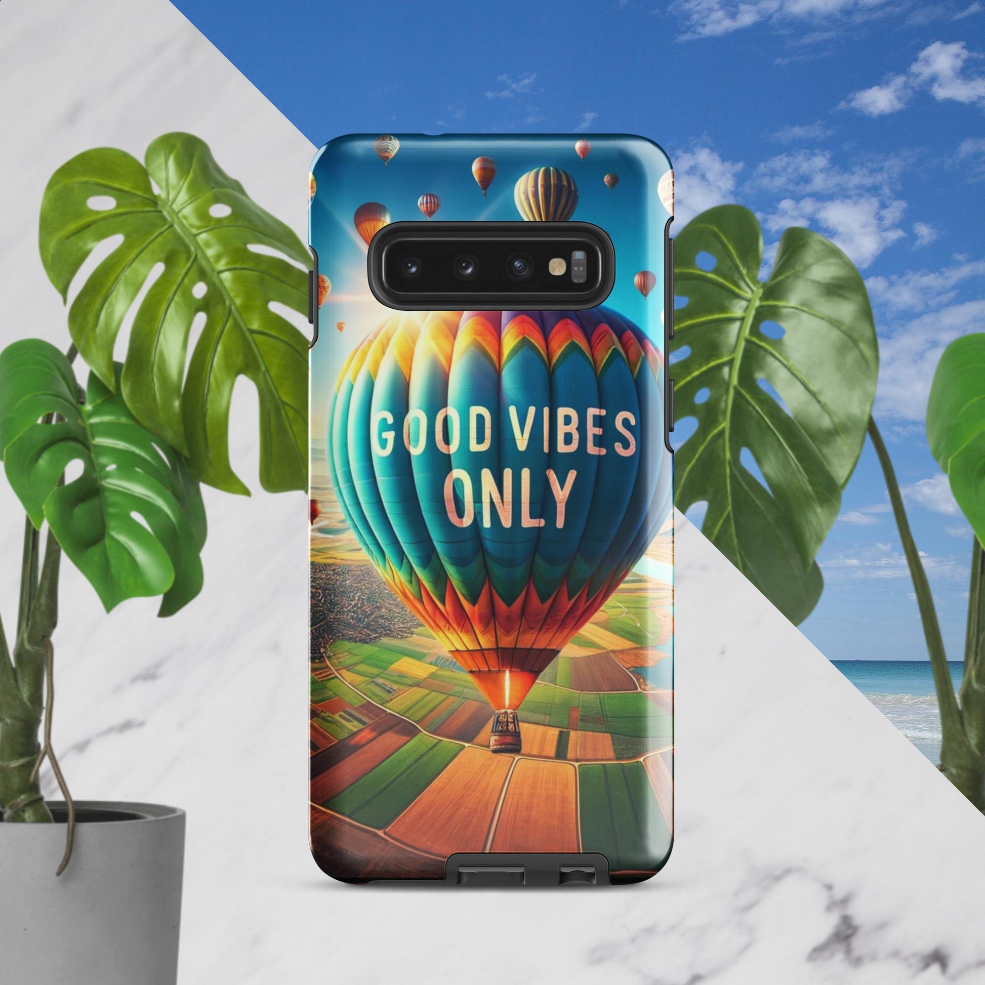 Trendyguard Samsung Galaxy S10 Good Vibes Only Tough Case for Samsung®