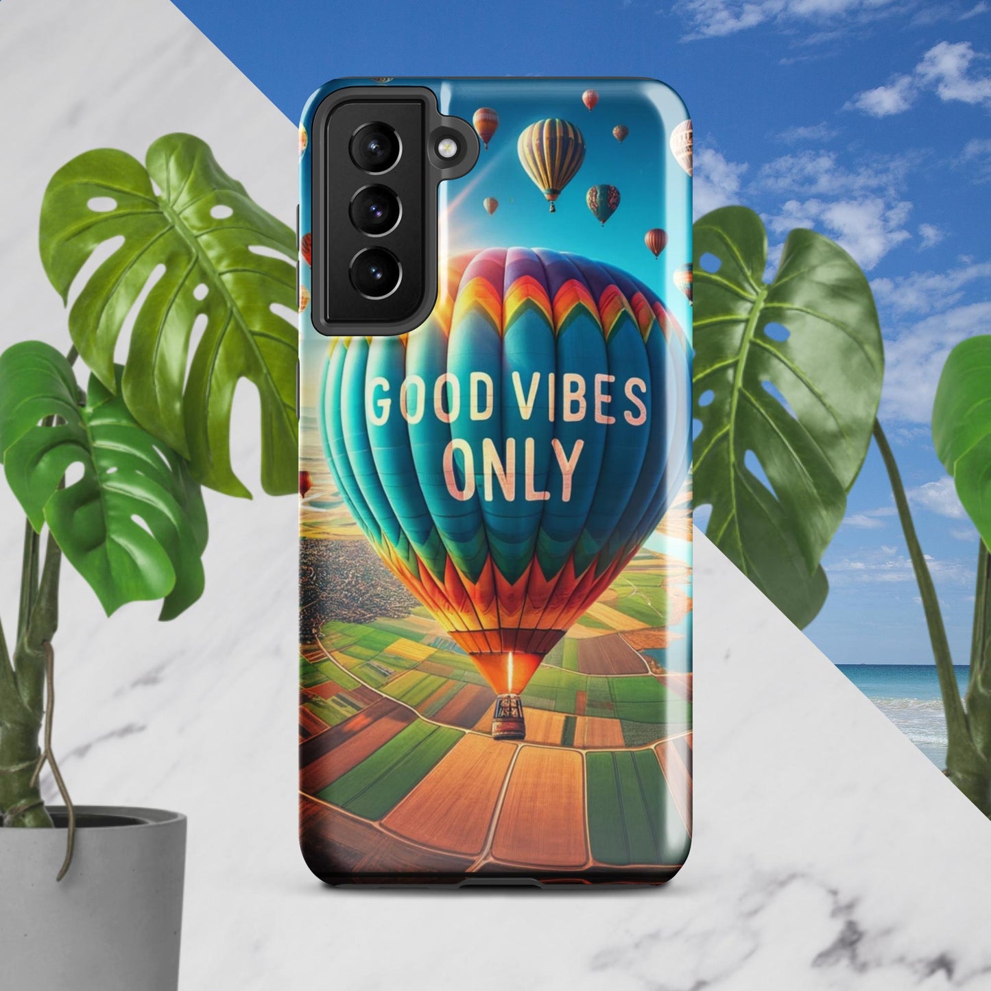 Trendyguard Samsung Galaxy S21 Plus Good Vibes Only Tough Case for Samsung®