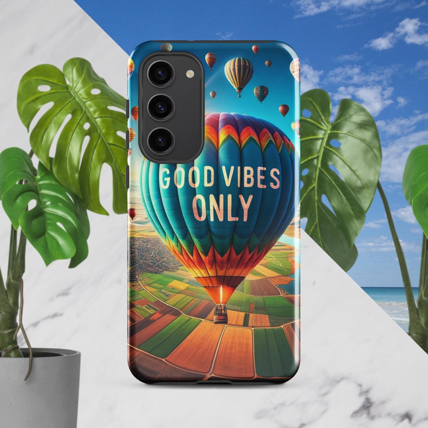 Trendyguard Samsung Galaxy S23 Plus Good Vibes Only Tough Case for Samsung®