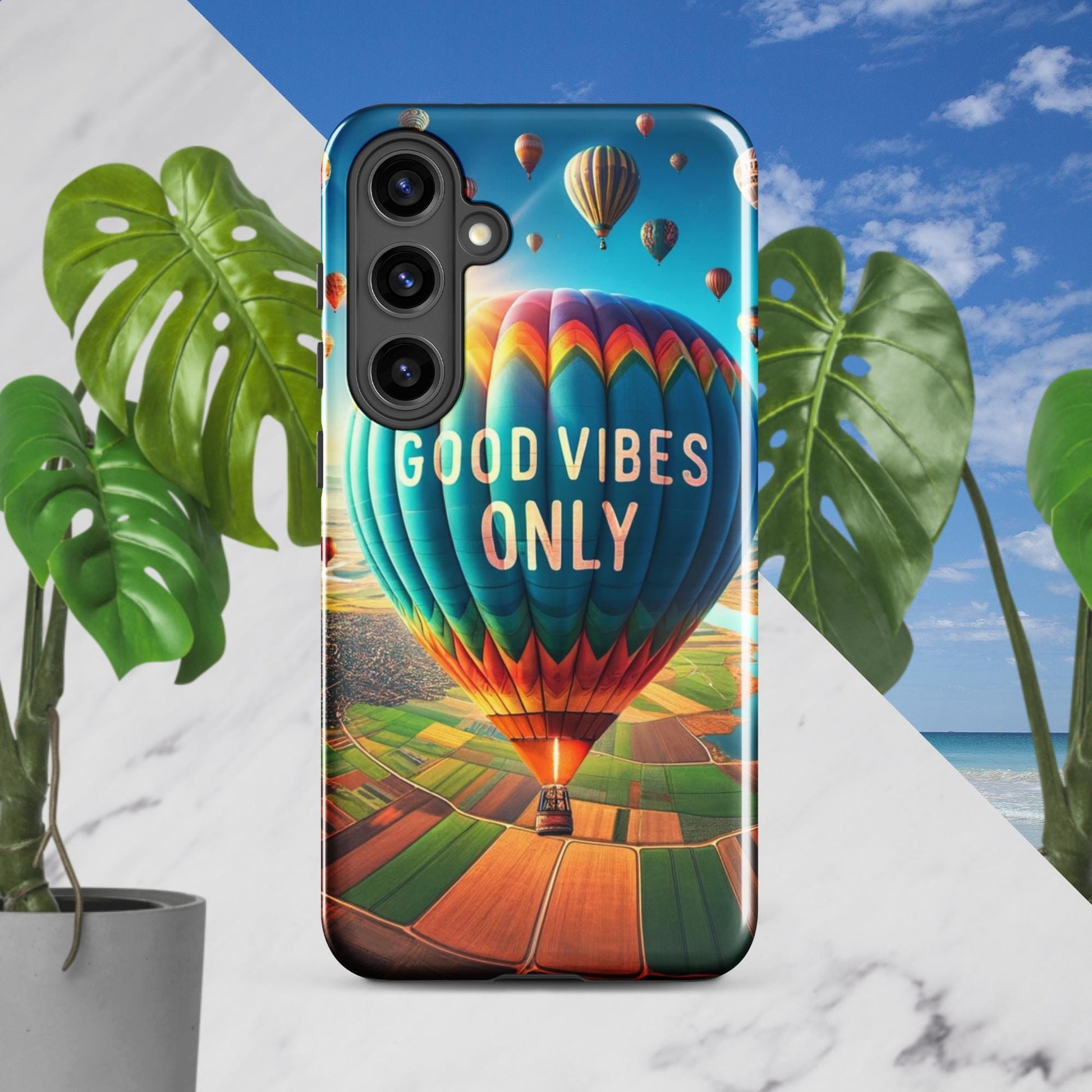 Trendyguard Samsung Galaxy S24 Plus Good Vibes Only Tough Case for Samsung®